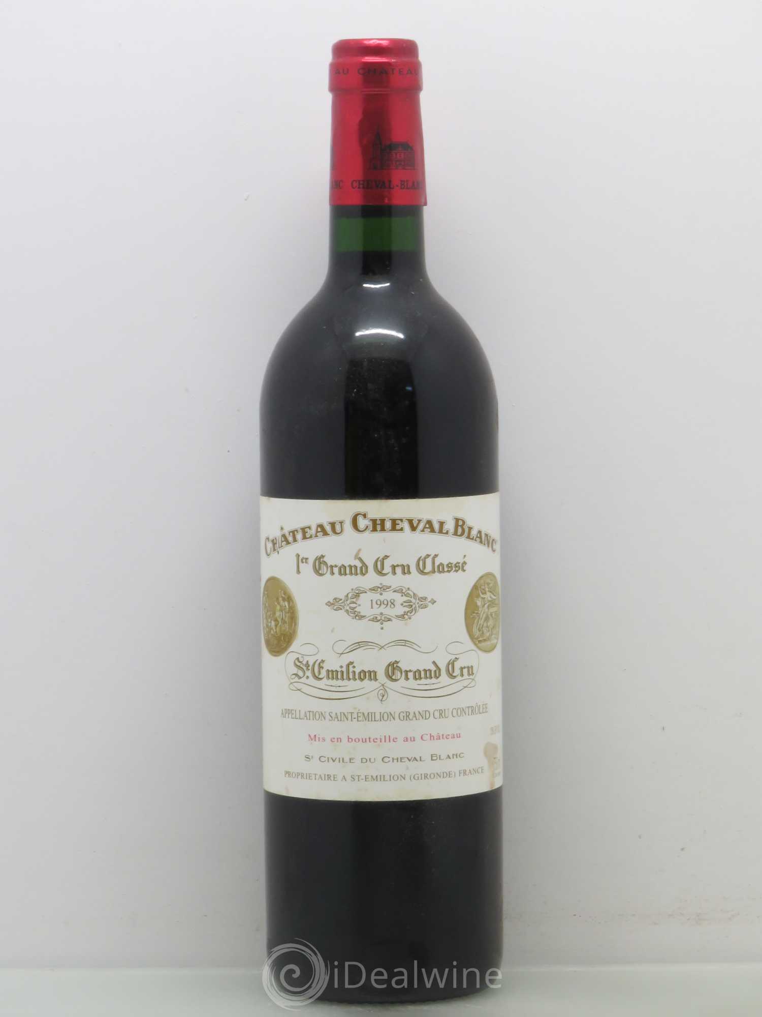 Château Cheval Blanc 1er Grand Cru Classé A 1998 - Lot de 1 bouteille - 0
