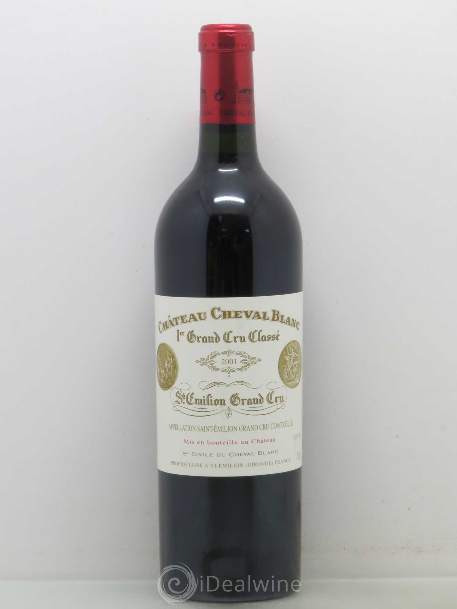 Château Cheval Blanc 1er Grand Cru Classé A 2001 - Lot de 1 bouteille - 0