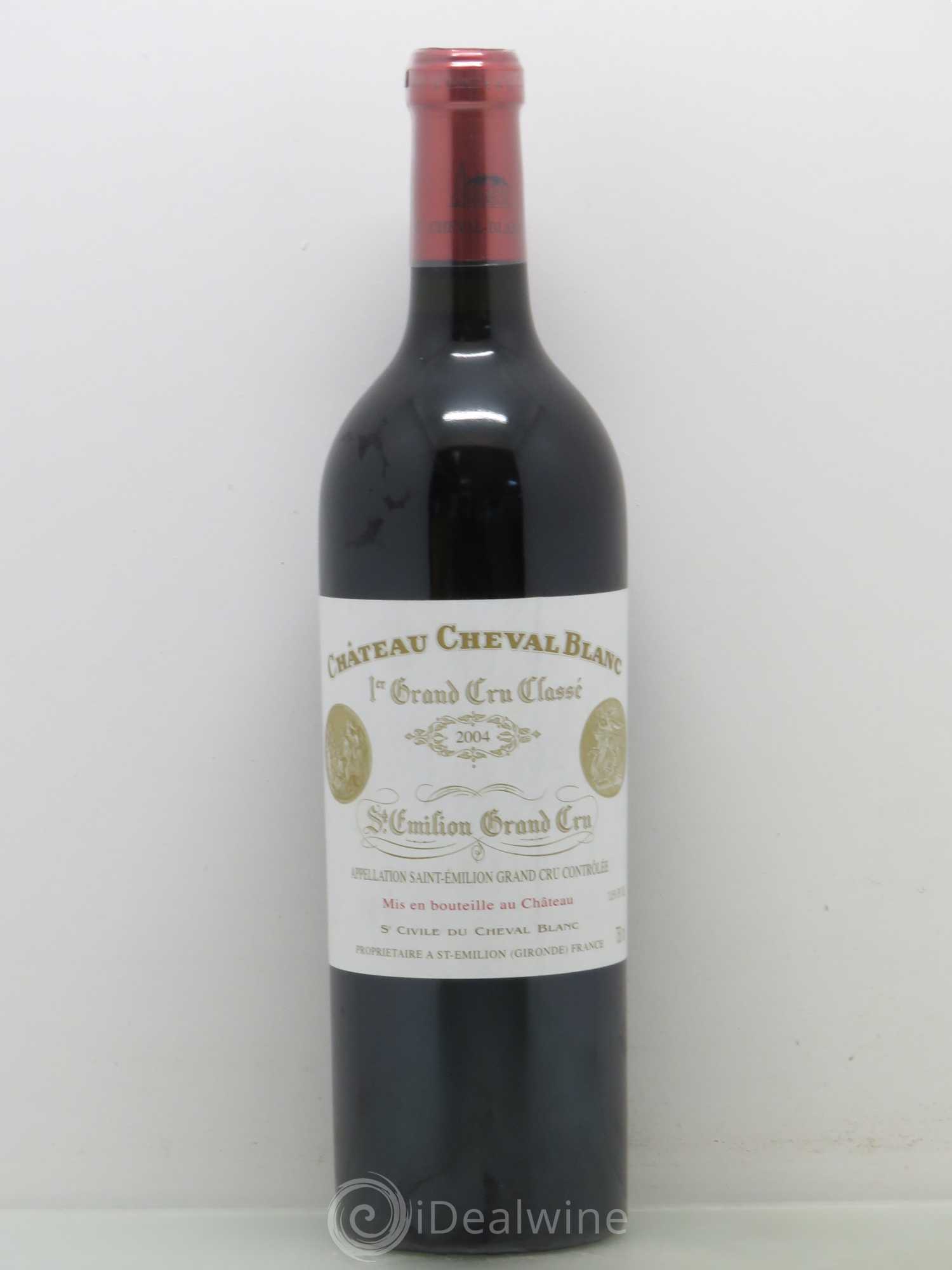 Château Cheval Blanc 1er Grand Cru Classé A 2004 - Lot de 1 bouteille - 0