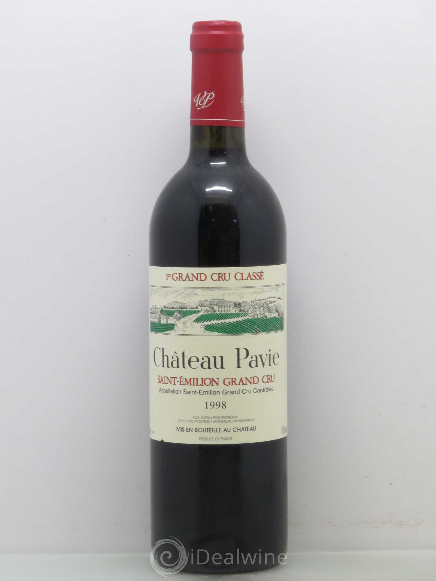 Château Pavie 1er Grand Cru Classé A 1998 - Lot de 1 bouteille - 0