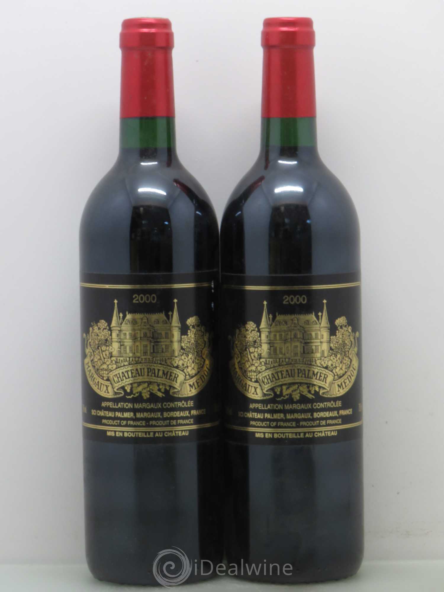 Château Palmer 3ème Grand Cru Classé 2000 - Lot de 2 bouteilles - 0