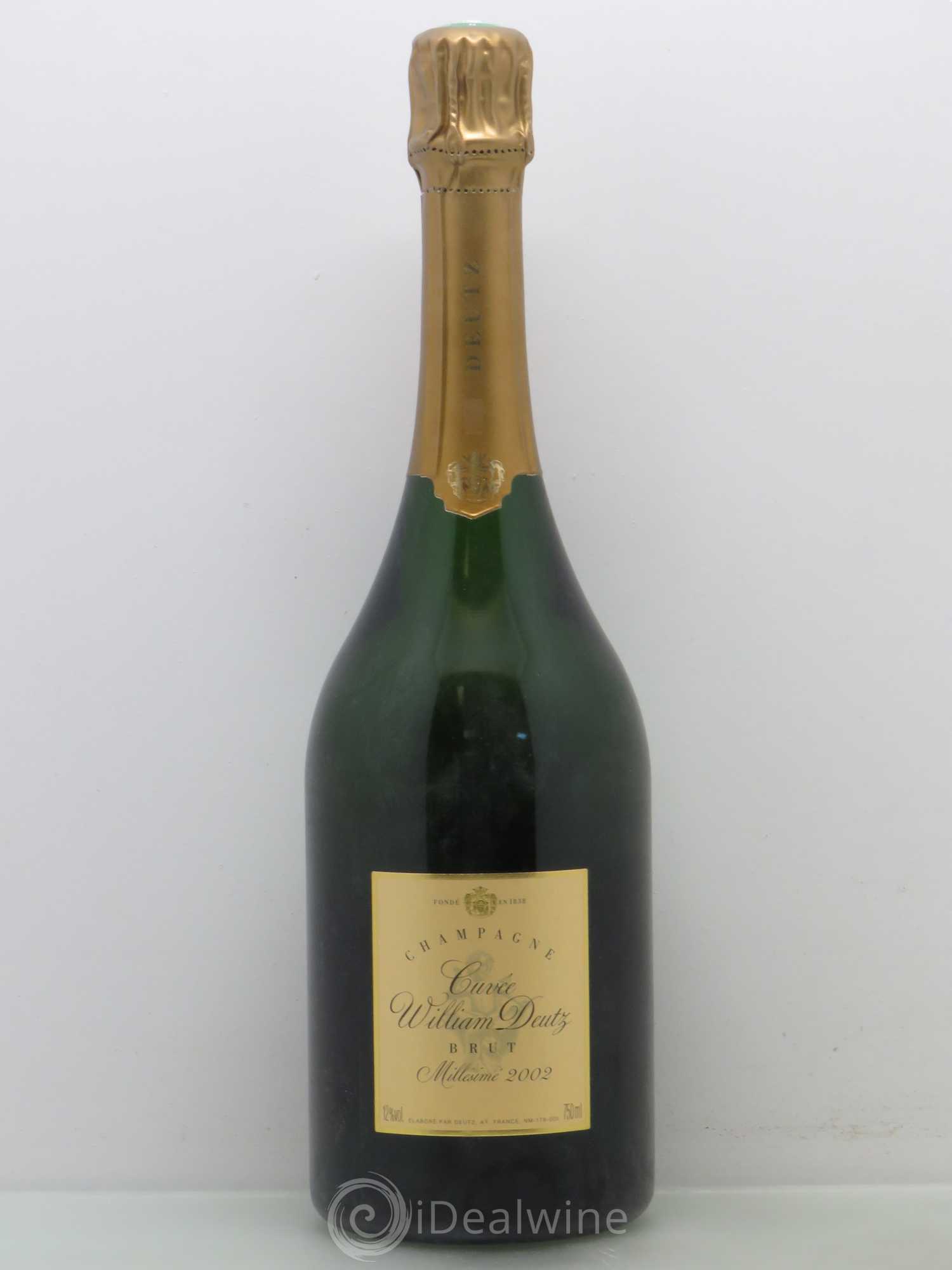 Cuvée William Deutz Deutz 2002 - Lot de 1 bouteille - 0