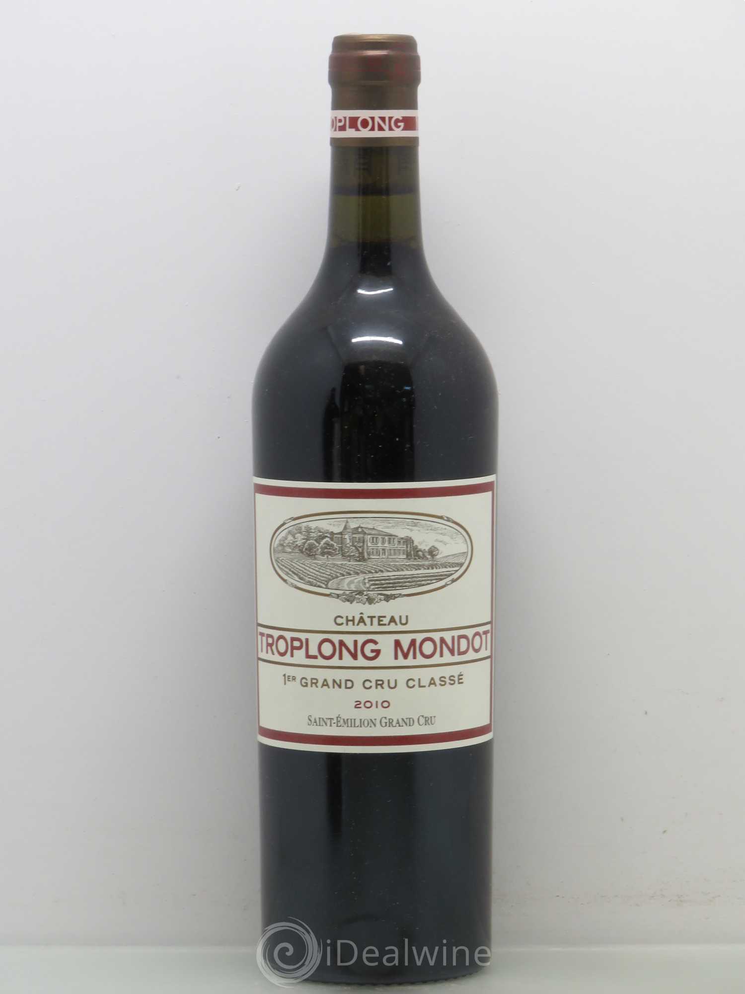 Château Troplong Mondot 1er Grand Cru Classé B 2010 - Lot de 1 bouteille - 0