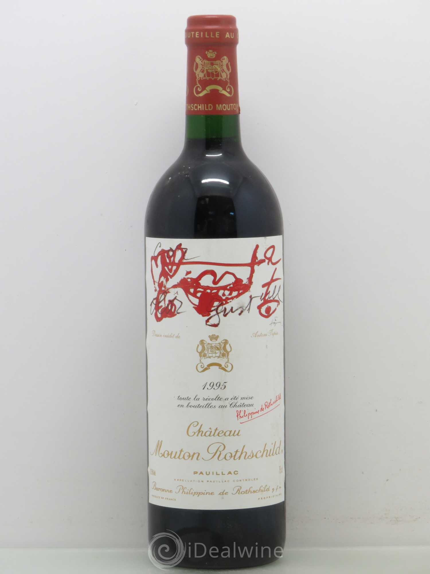 Château Mouton Rothschild 1er Grand Cru Classé 1995 - Lot de 1 bouteille - 0