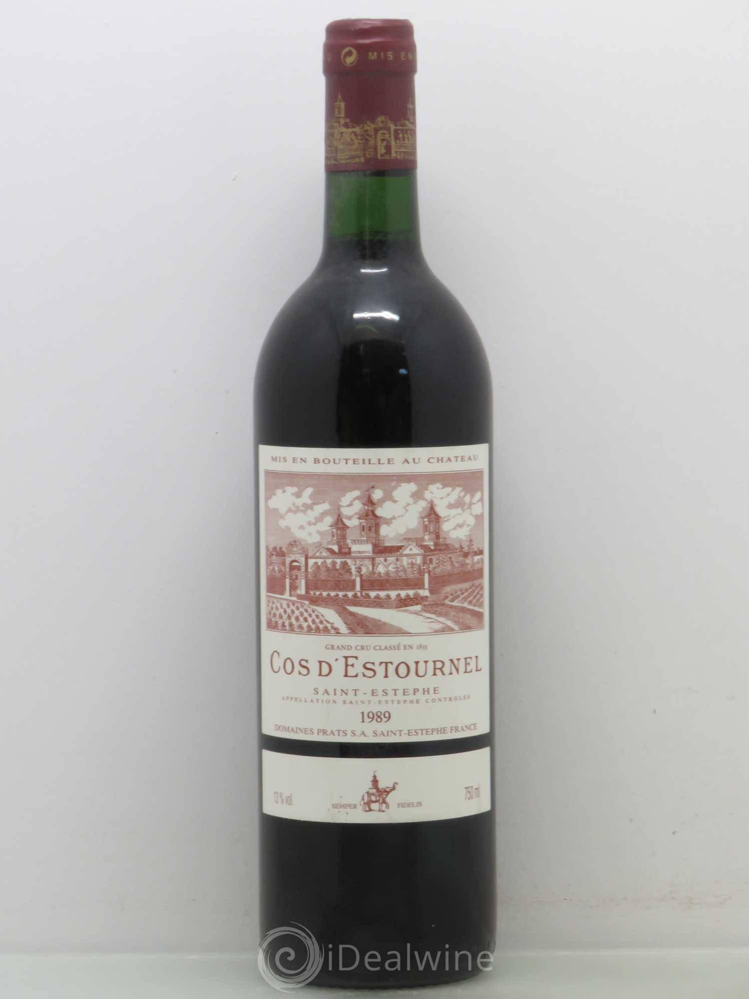 Cos d'Estournel 2ème Grand Cru Classé 1989 - Lot de 1 bouteille - 0