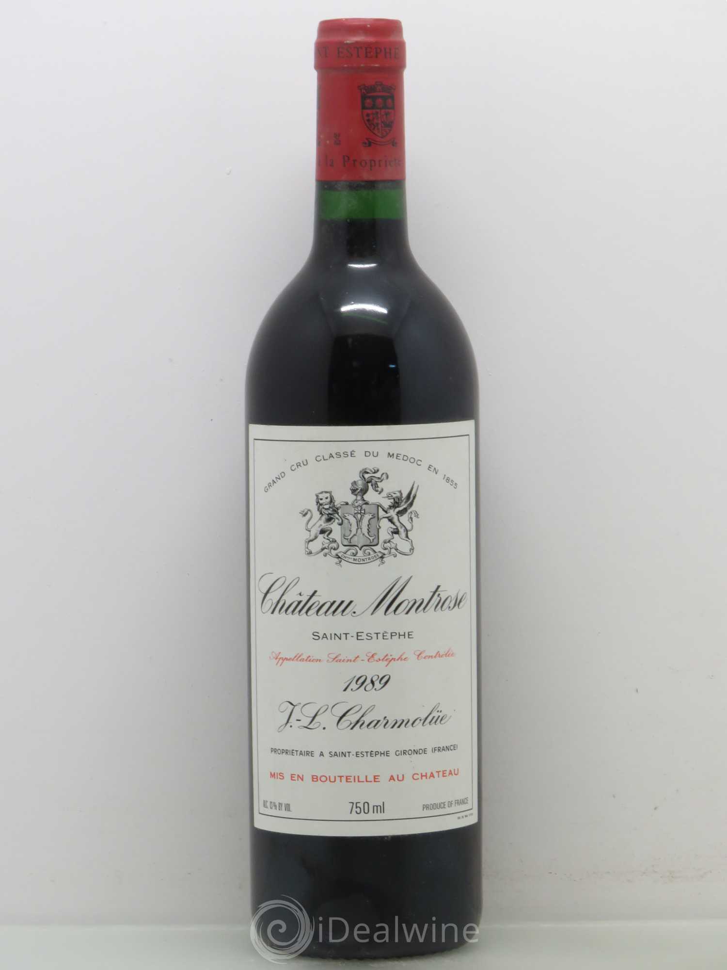 Château Montrose 2ème Grand Cru Classé 1989 - Lot de 1 bouteille - 0