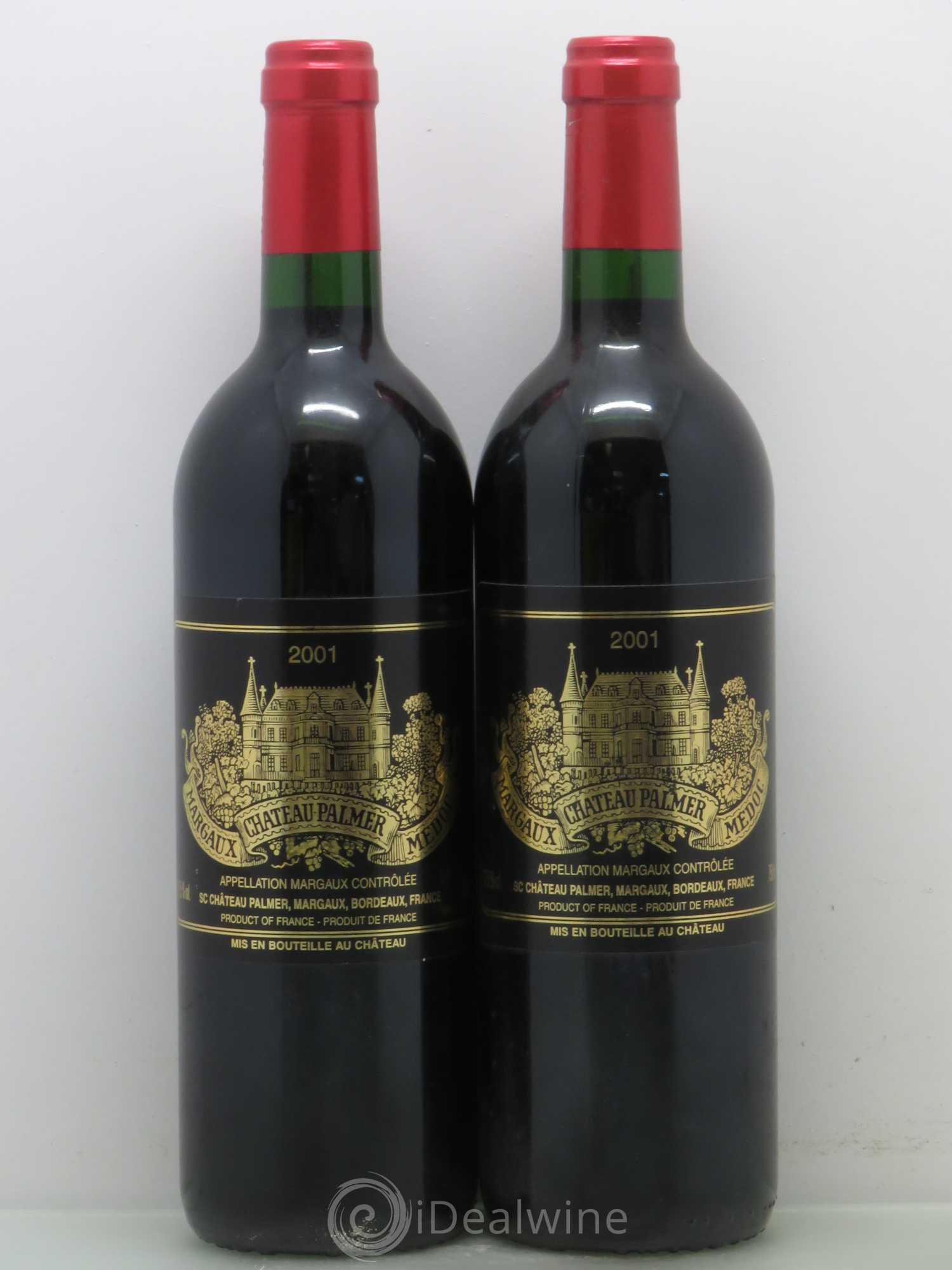 Château Palmer 3ème Grand Cru Classé 2001 - Lot de 5 bouteilles - 2