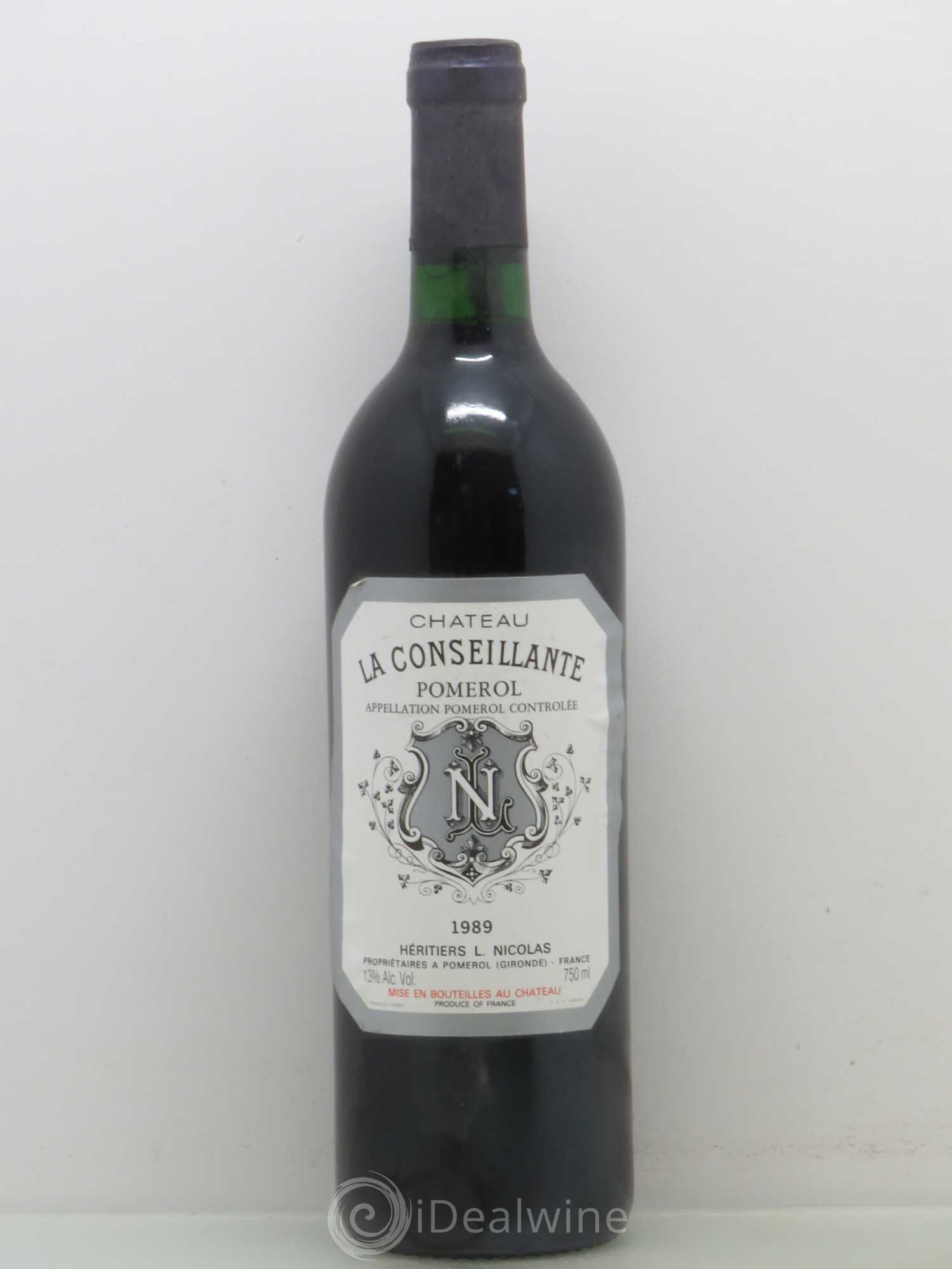 Château la Conseillante 1989 - Lot de 1 bouteille - 0
