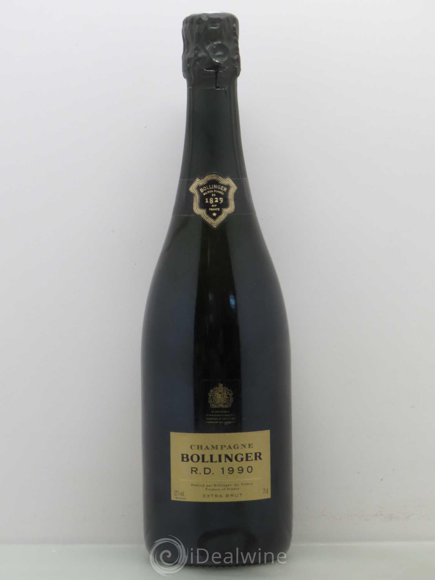 R.D. Extra-Brut Bollinger 1990 - Lot de 1 bouteille - 0