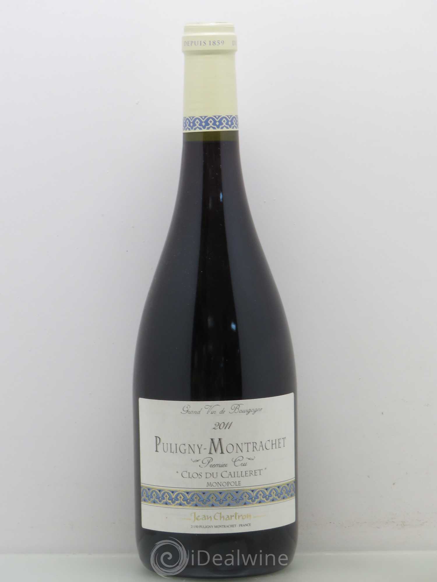 Divers Puligny Montrachet Clos Du Cailleret Chartron 2011 - Posten von 1 Flasche - 0