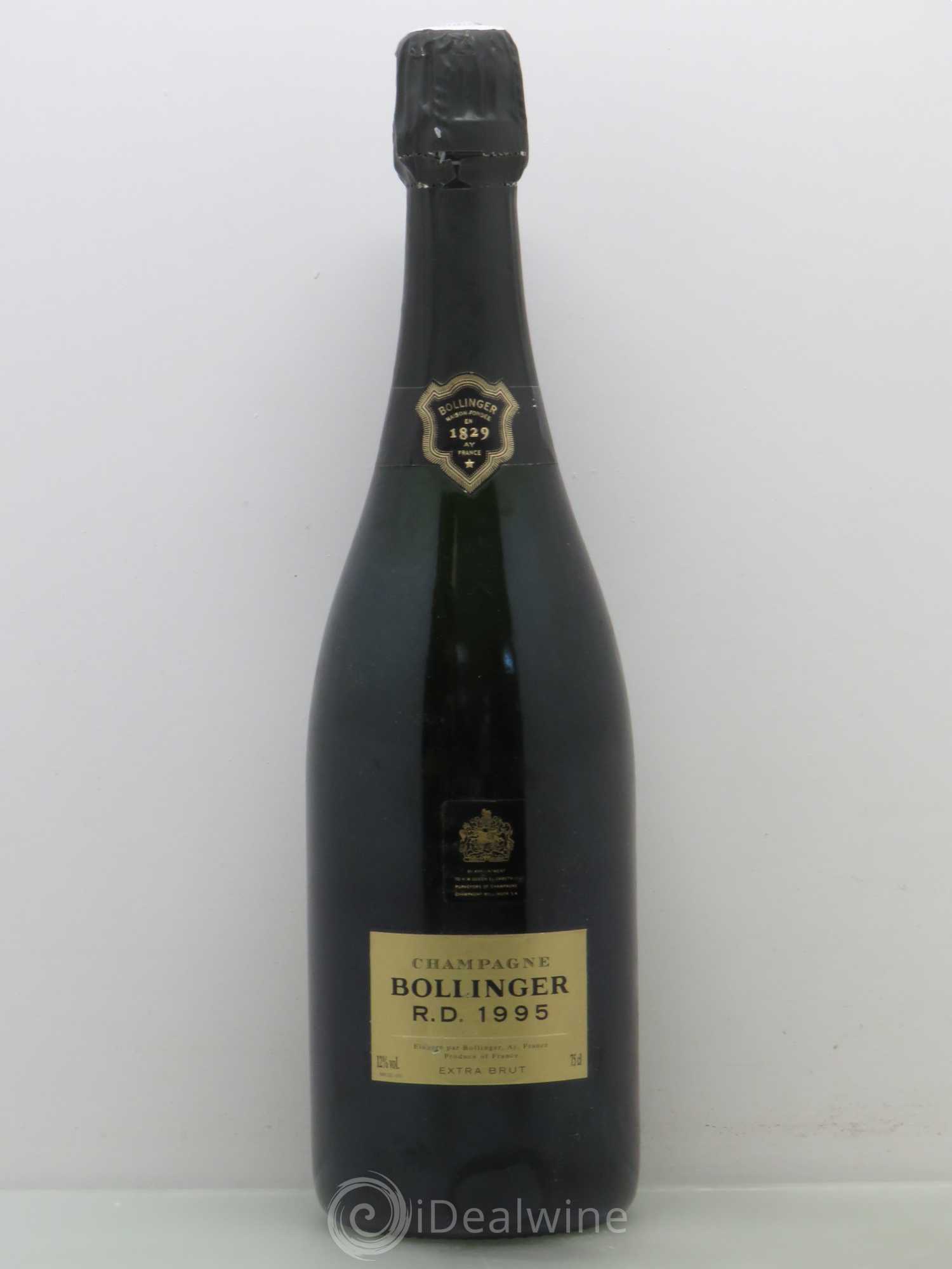 R.D. Extra-Brut Bollinger 1995 - Lot de 1 bouteille - 0