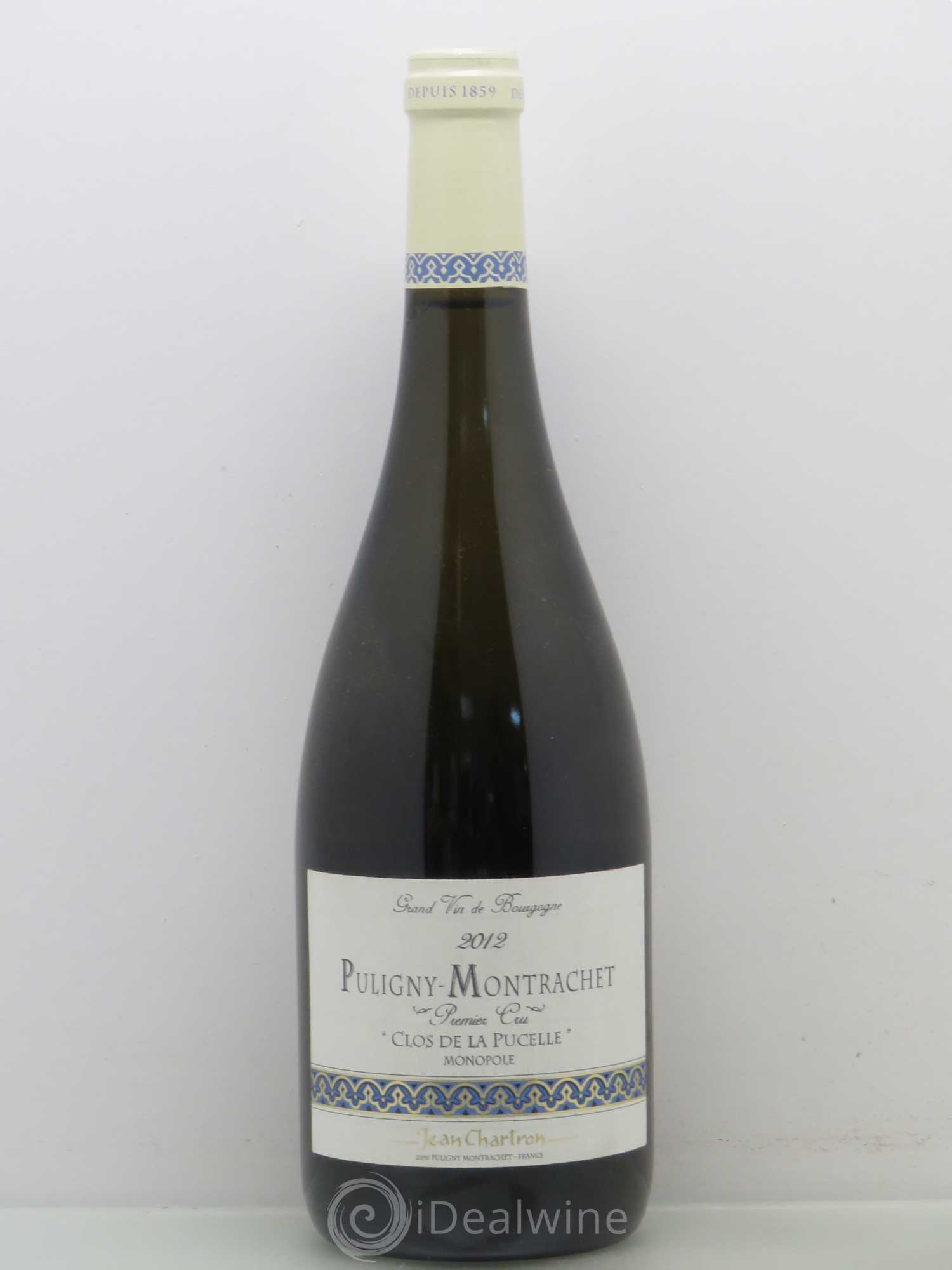 Puligny-Montrachet Clos De La Pucelle Chartron 2012 - Posten von 1 Flasche - 0