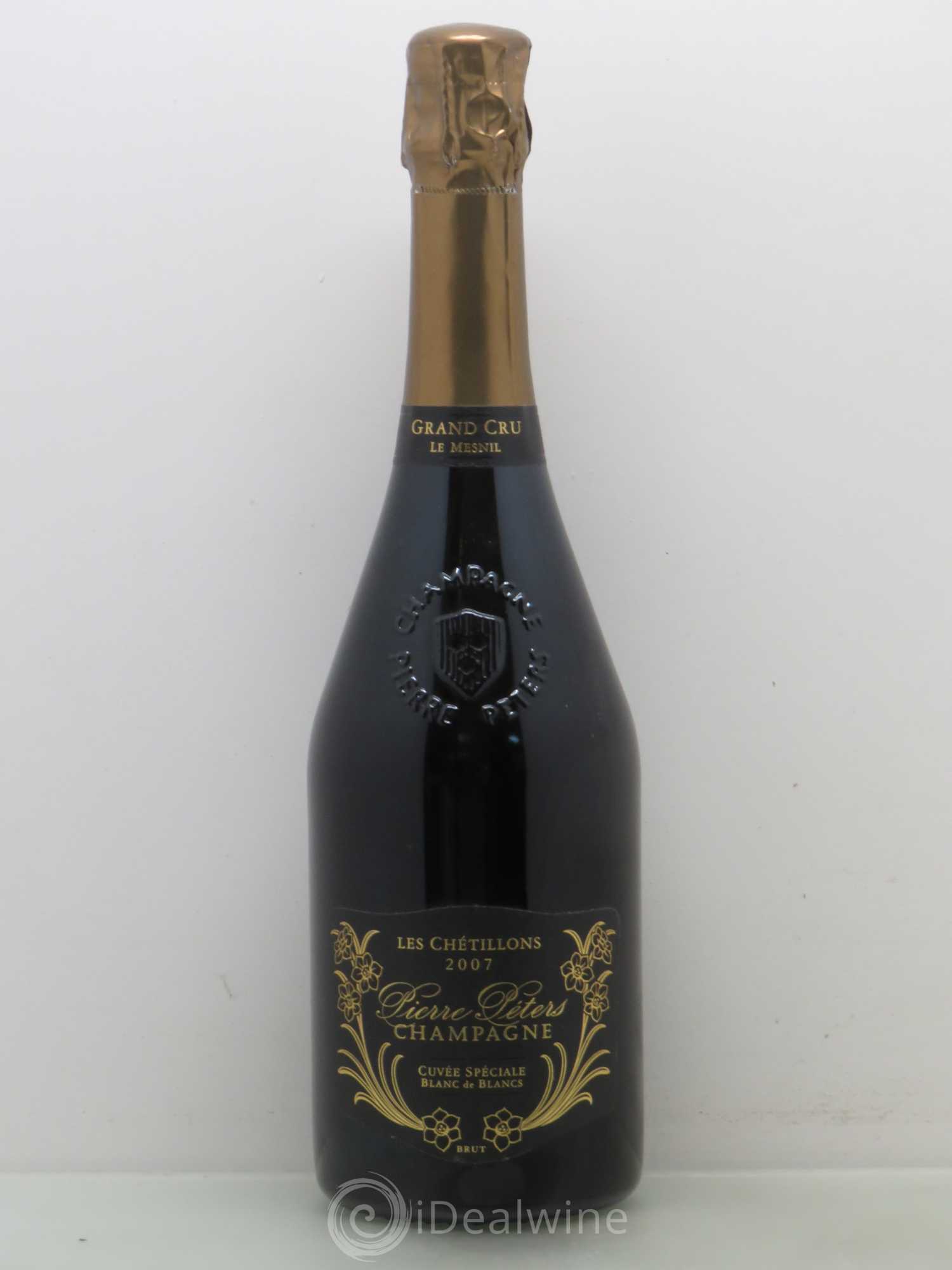Champagne Les Chetillons cuvée spéciale blanc de blancs Pierre Peters 2007 - Posten von 1 Flasche - 0