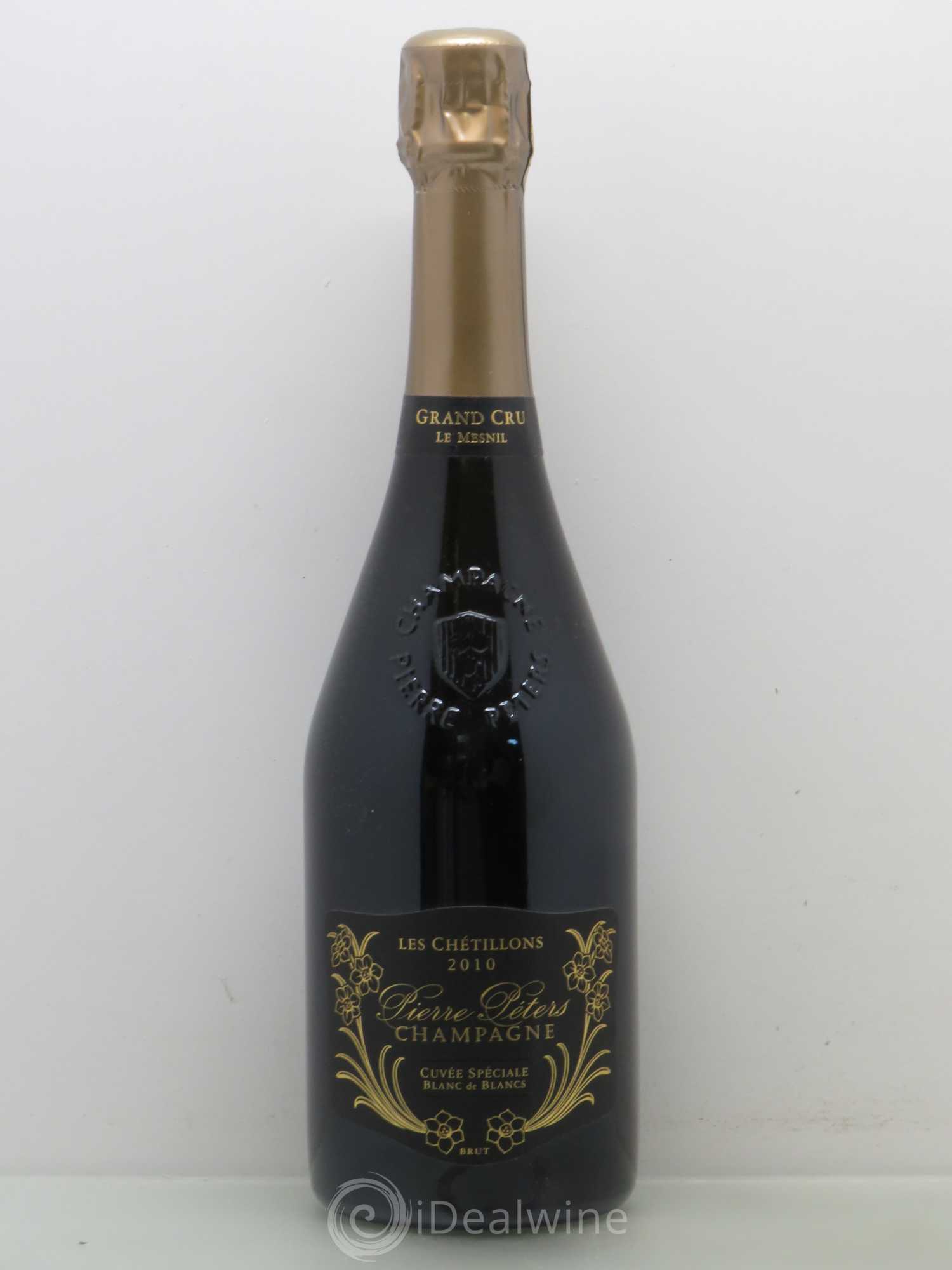 Champagne Les Chetillons cuvée spéciale blanc de blancs Pierre Peters 2010 - Posten von 1 Flasche - 0