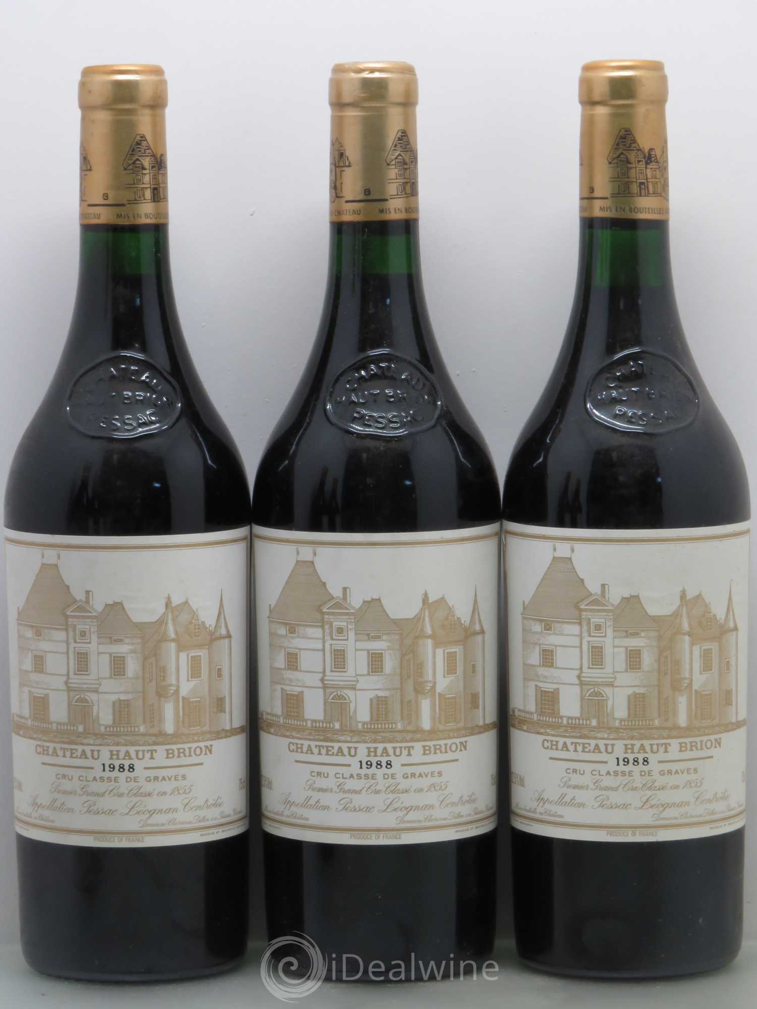 Château Haut Brion 1er Grand Cru Classé 1988 - Lot de 5 bouteilles - 1