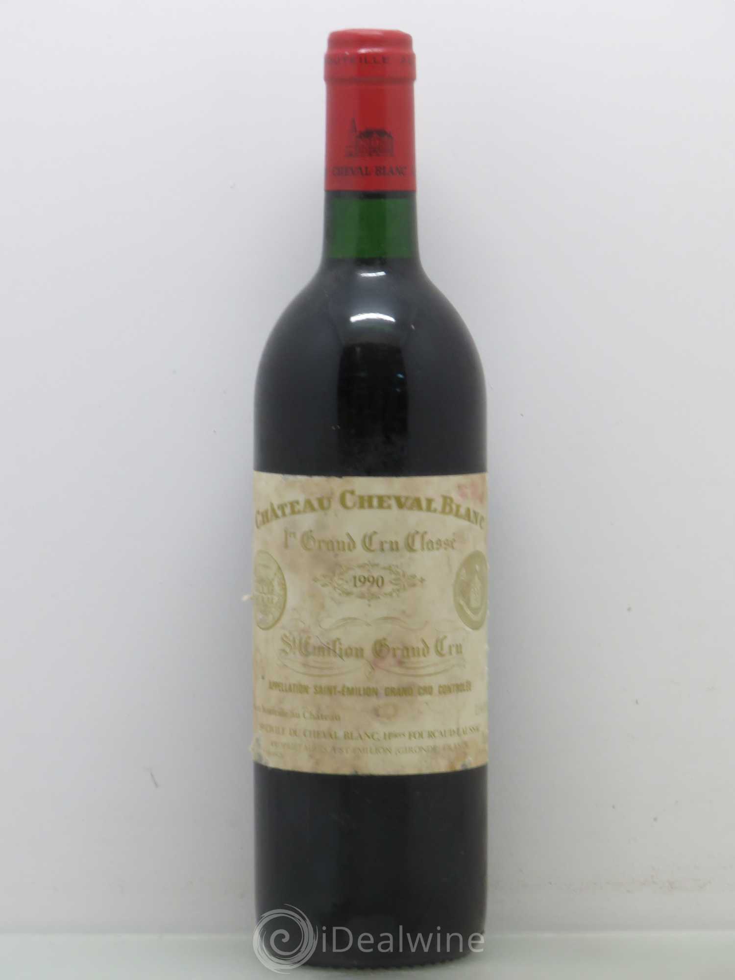 Château Cheval Blanc 1er Grand Cru Classé A 1990 - Lot de 1 bouteille - 0