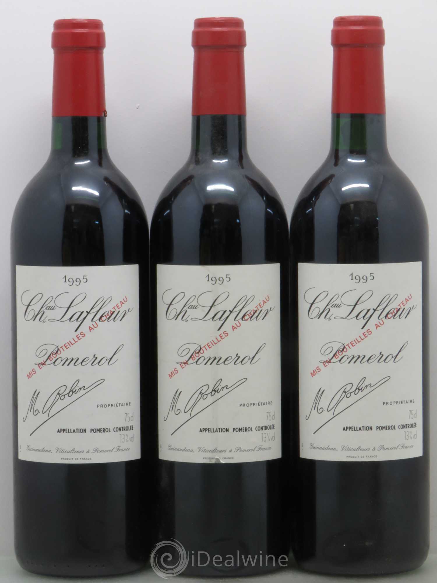 Château Lafleur 1995 - Lot de 3 bouteilles - 0