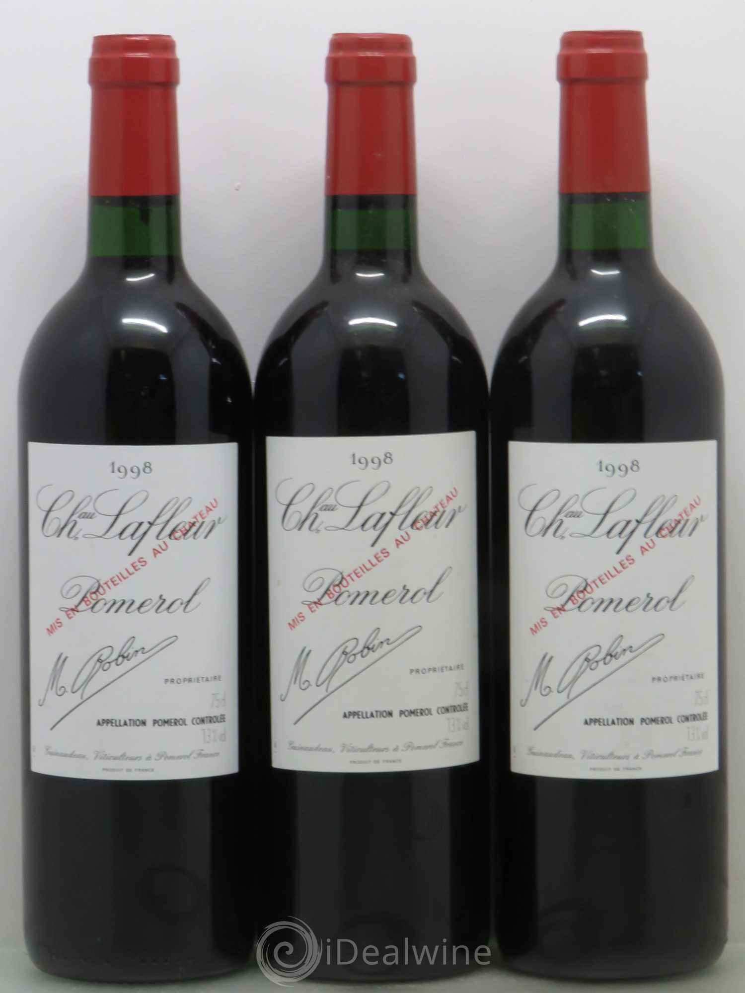 Château Lafleur 1998 - Lot de 3 bouteilles - 0