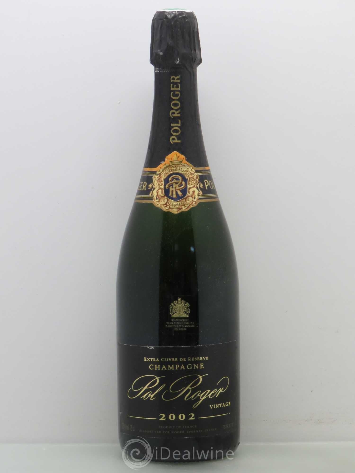 Brut Vintage Pol Roger Cuvée de réserve 2002 - Lot de 1 bouteille - 0