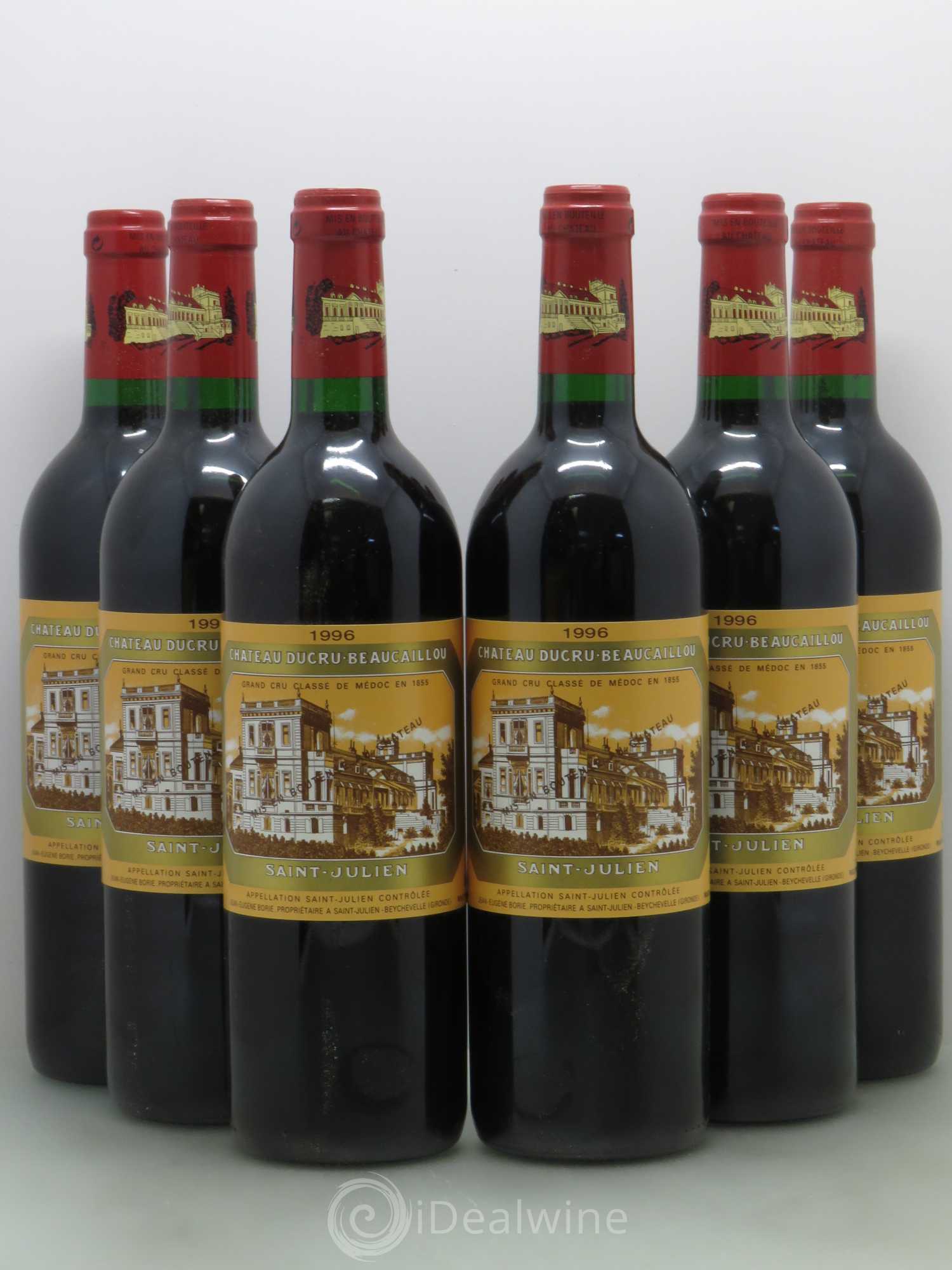 Château Ducru Beaucaillou 2ème Grand Cru Classé 1996 - Lot de 6 bouteilles - 0