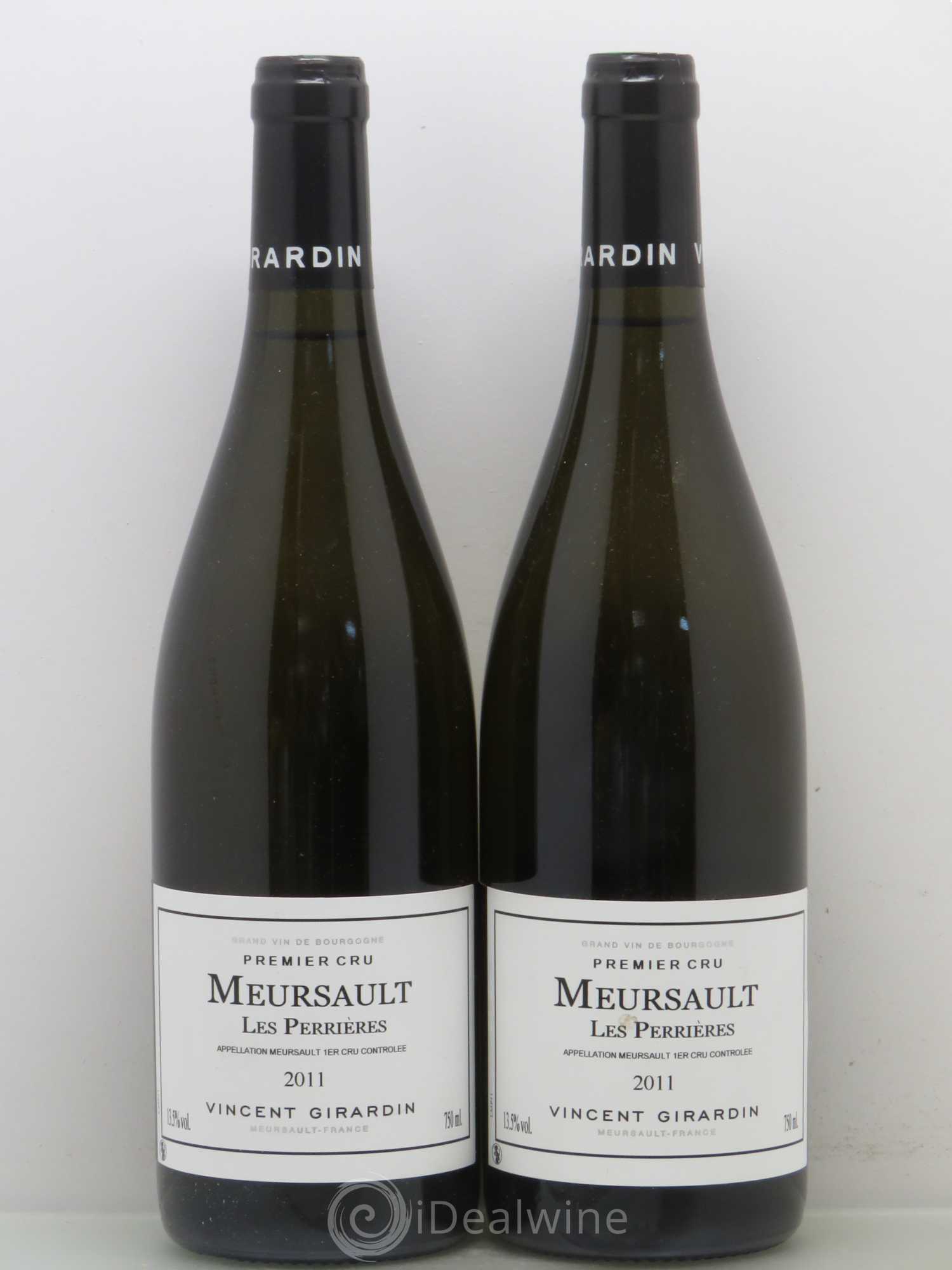 Meursault 1er Cru Perrières Vincent Girardin 2011 - Posten von 2 Flaschen - 0