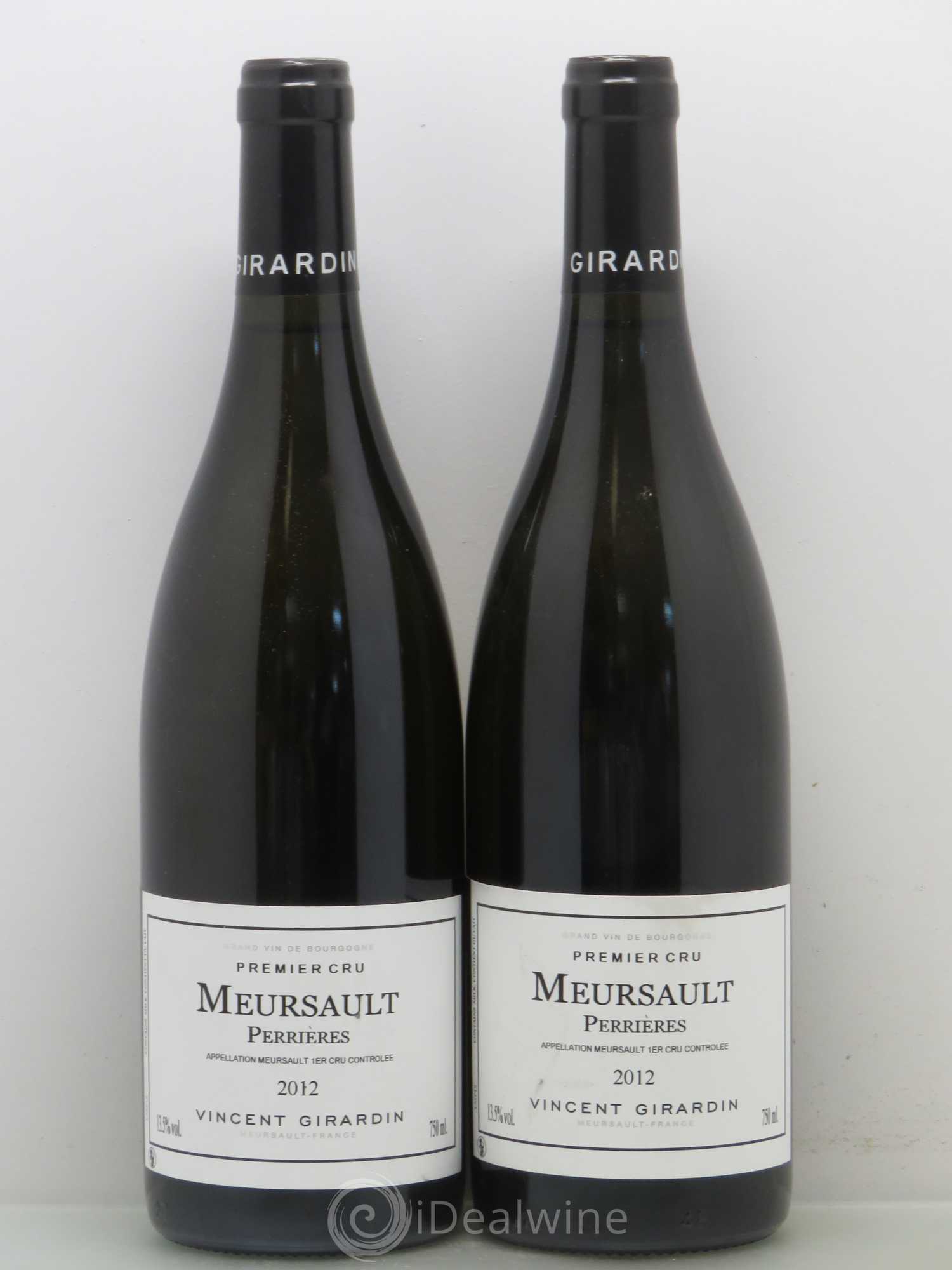 Meursault 1er Cru Perrières Vincent Girardin 2012 - Posten von 2 Flaschen - 0