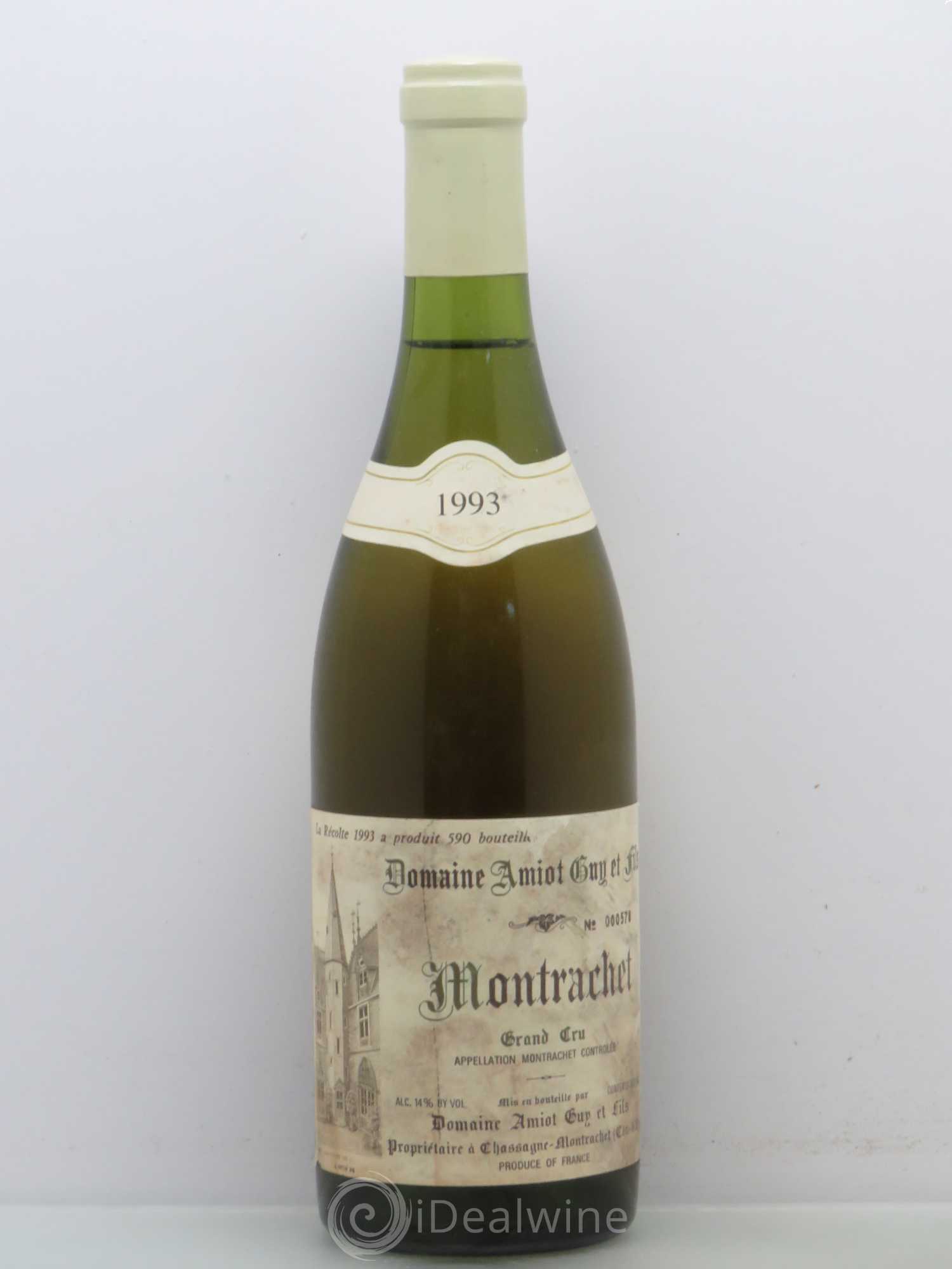 Montrachet Grand Cru Guy Amiot 1993 - Posten von 1 Flasche - 0