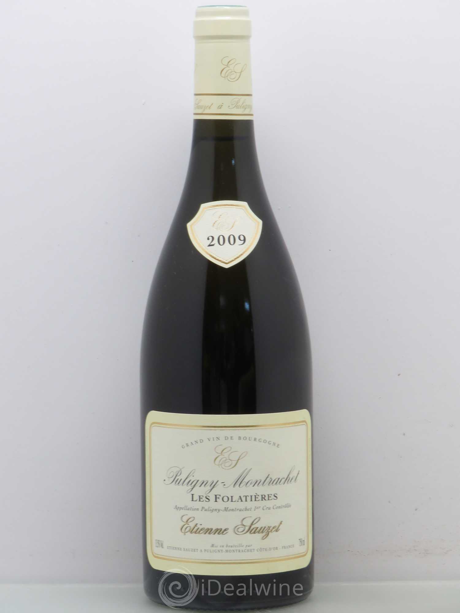 Puligny-Montrachet 1er Cru Les Folatières Etienne Sauzet 2009 - Lot de 1 bouteille - 0