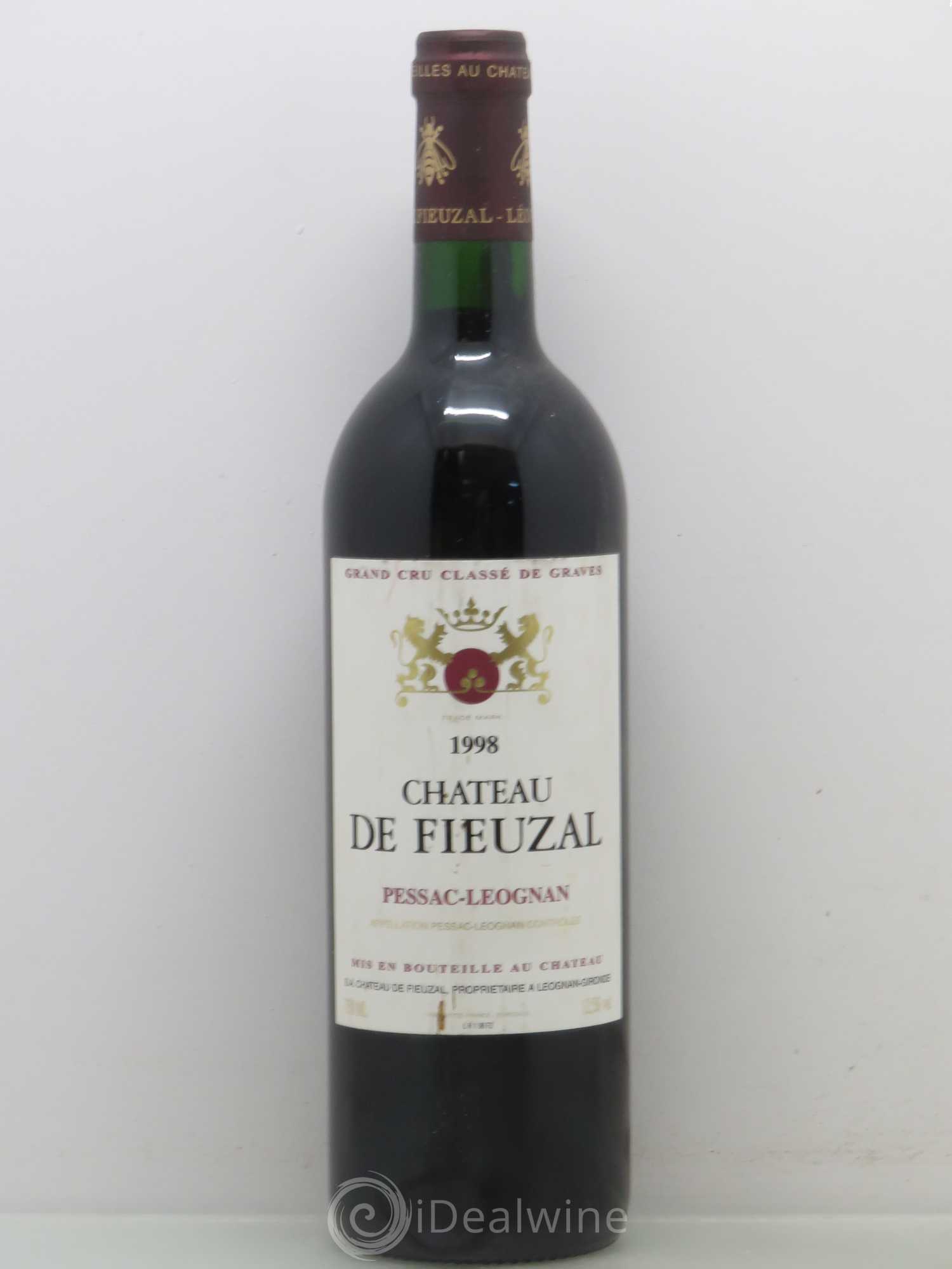 Château de Fieuzal Cru Classé de Graves 1998 - Lot de 1 bouteille - 0