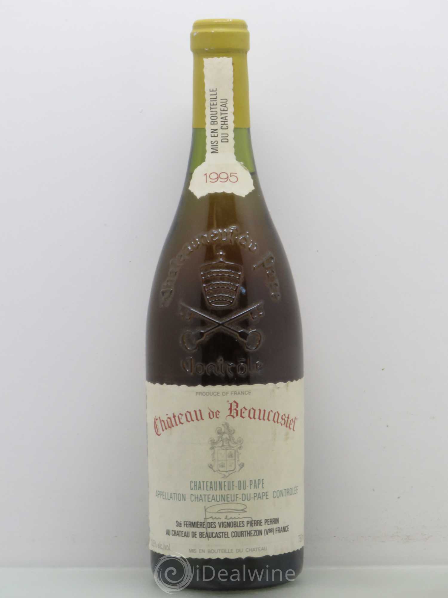 Châteauneuf-du-Pape Château de Beaucastel Famille Perrin 1995 - Lot de 1 bouteille - 0
