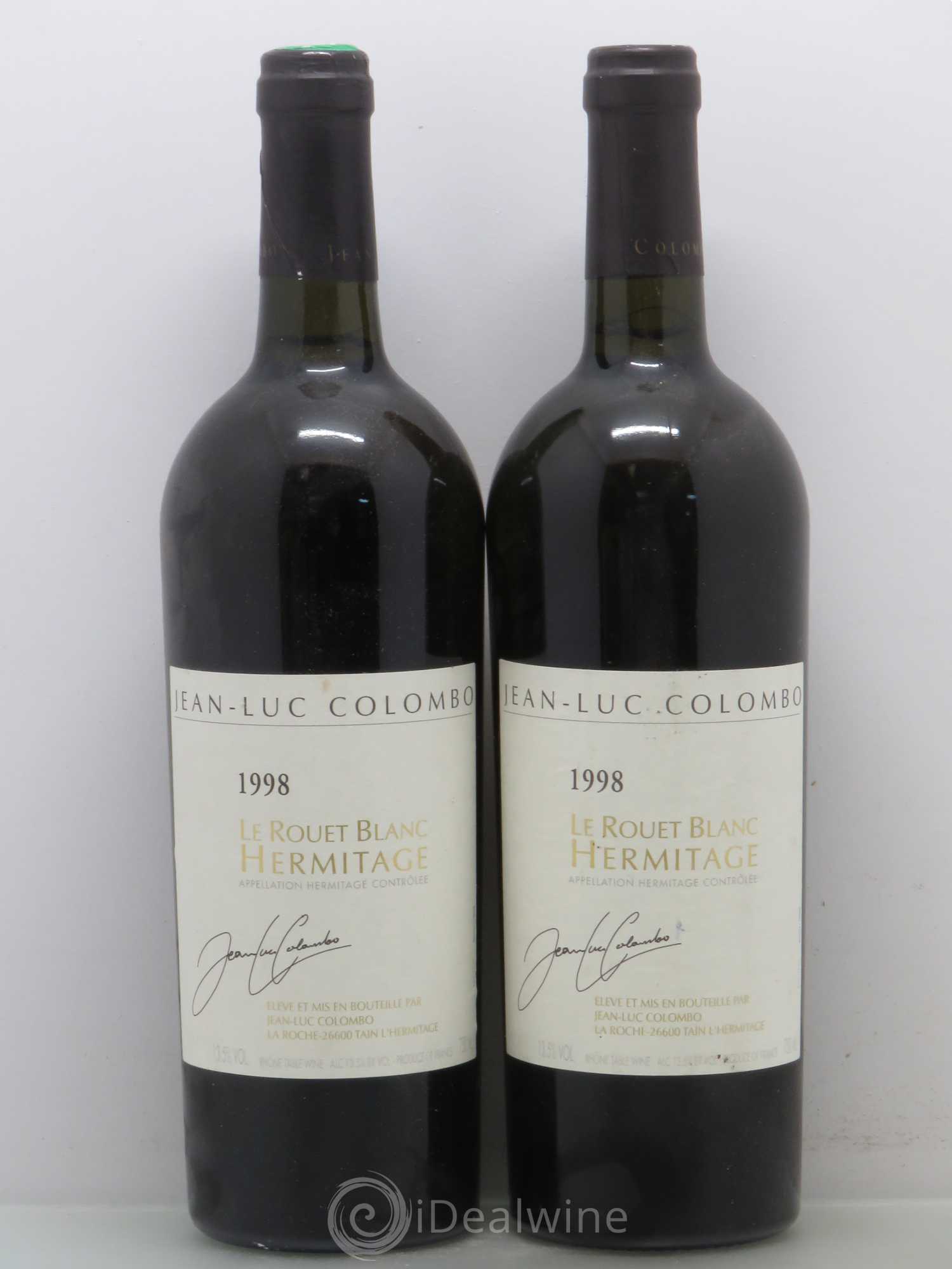 Hermitage Le Rouet blanc Jl Colombo 1998 - Lot de 2 bouteilles - 0