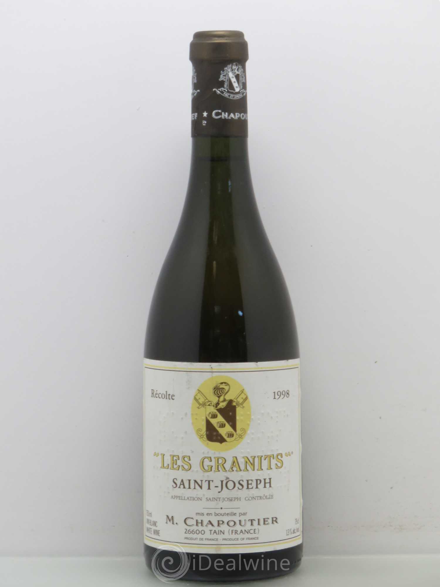 Saint-Joseph Les Granits Chapoutier 1998 - Lot de 1 bouteille - 0