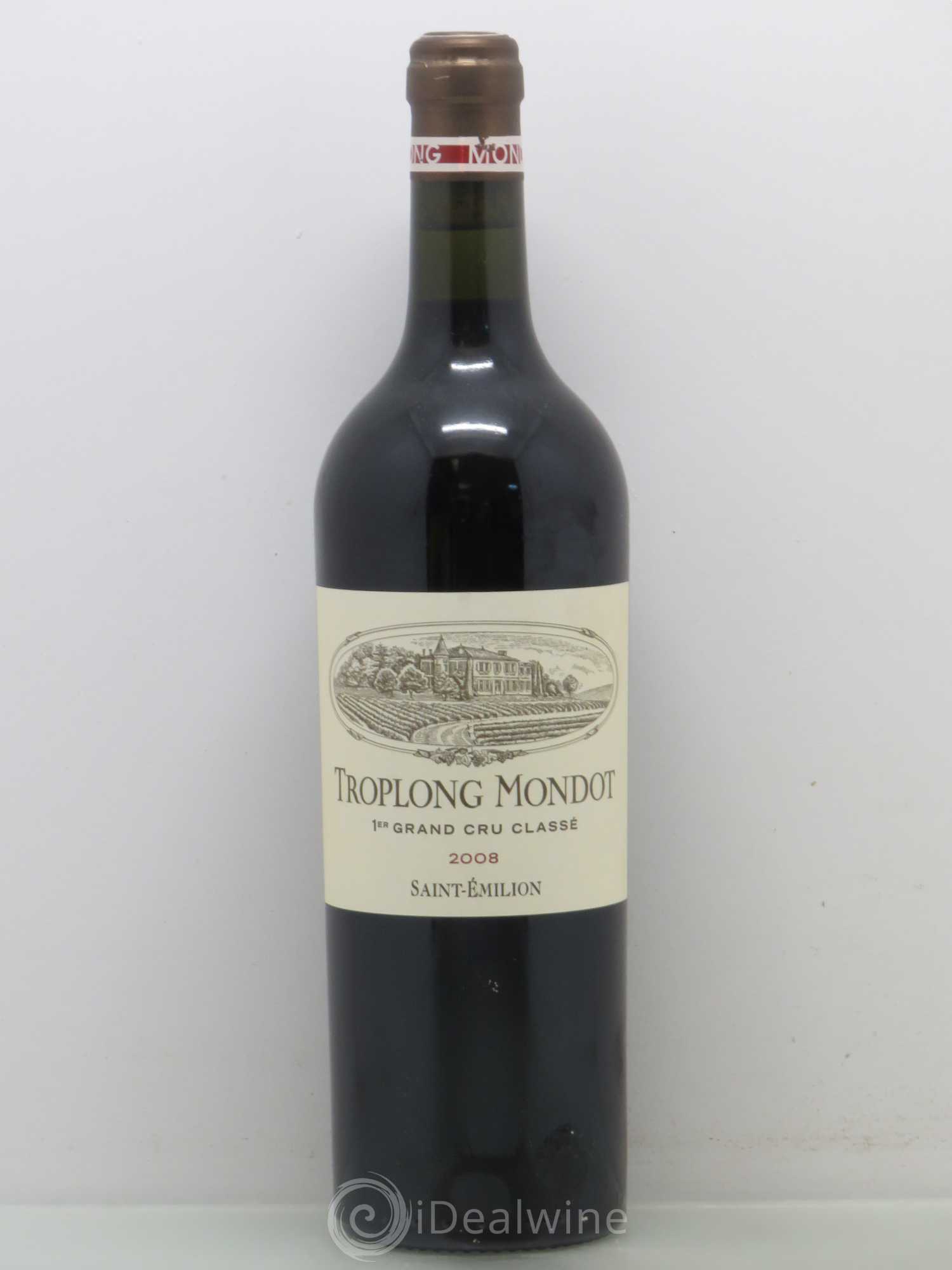 Château Troplong Mondot 1er Grand Cru Classé B 2008 - Lot de 1 bouteille - 0