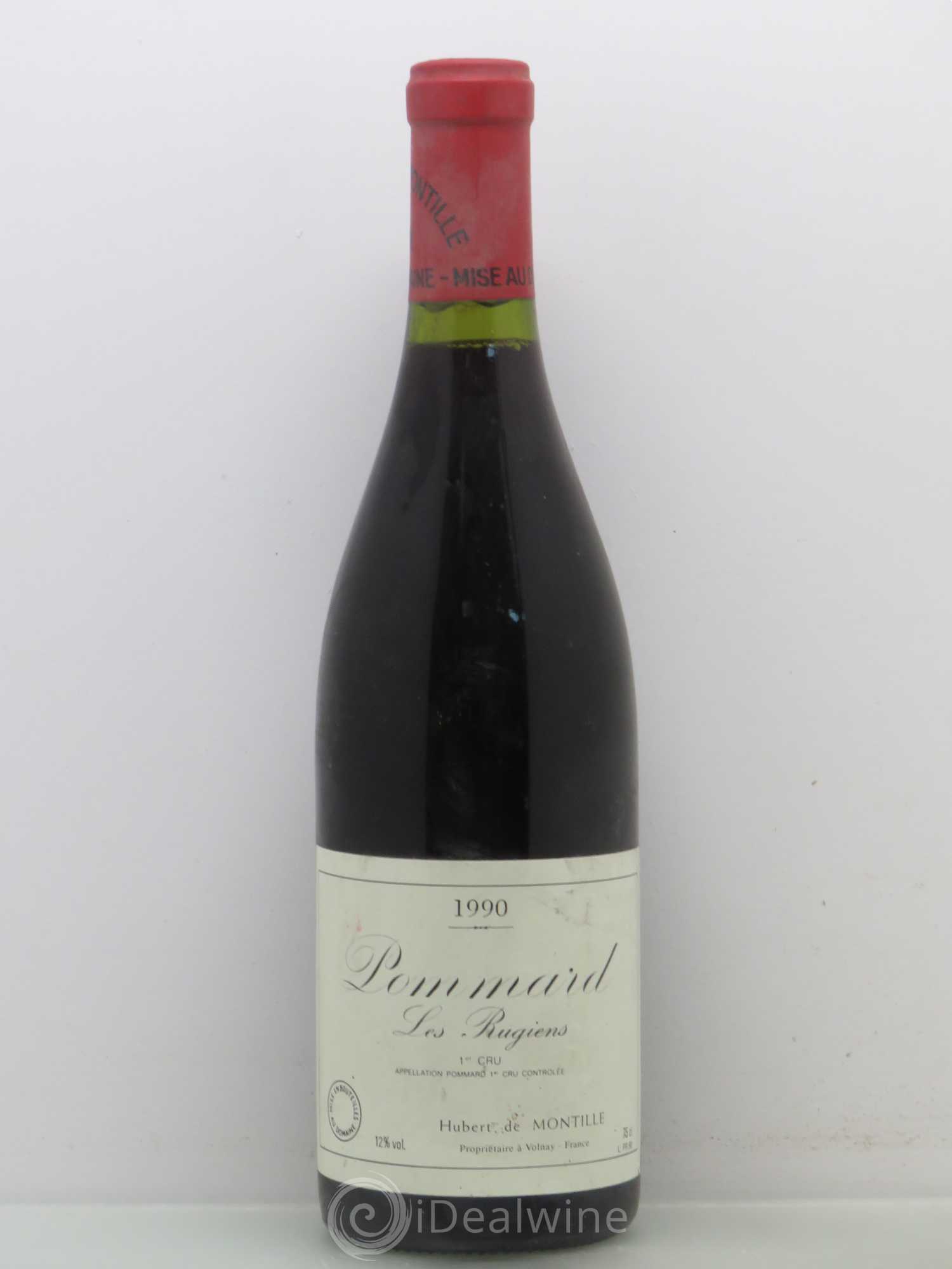 Pommard 1er Cru Les Rugiens-bas De Montille (Domaine) 1990 - Lot de 1 bouteille - 0