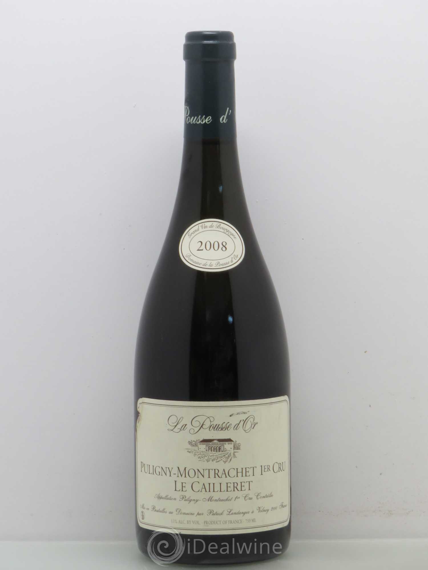 Puligny-Montrachet 1er Cru Le Cailleret La Pousse d'Or (Domaine de) 2008 - Lot de 1 bouteille - 0