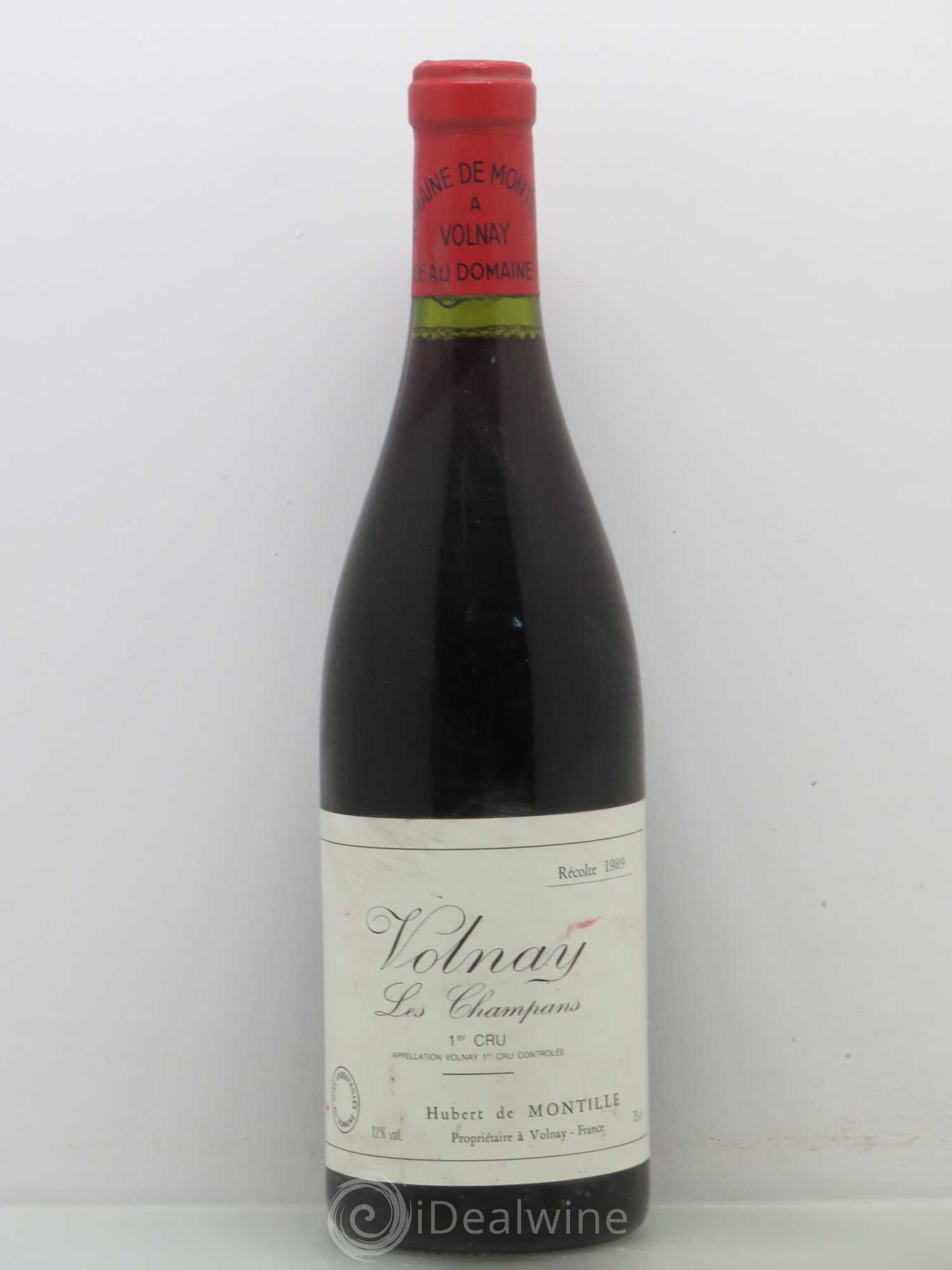 Volnay 1er Cru Les Champans De Montille (Domaine) 1989 - Lot de 1 bouteille - 0