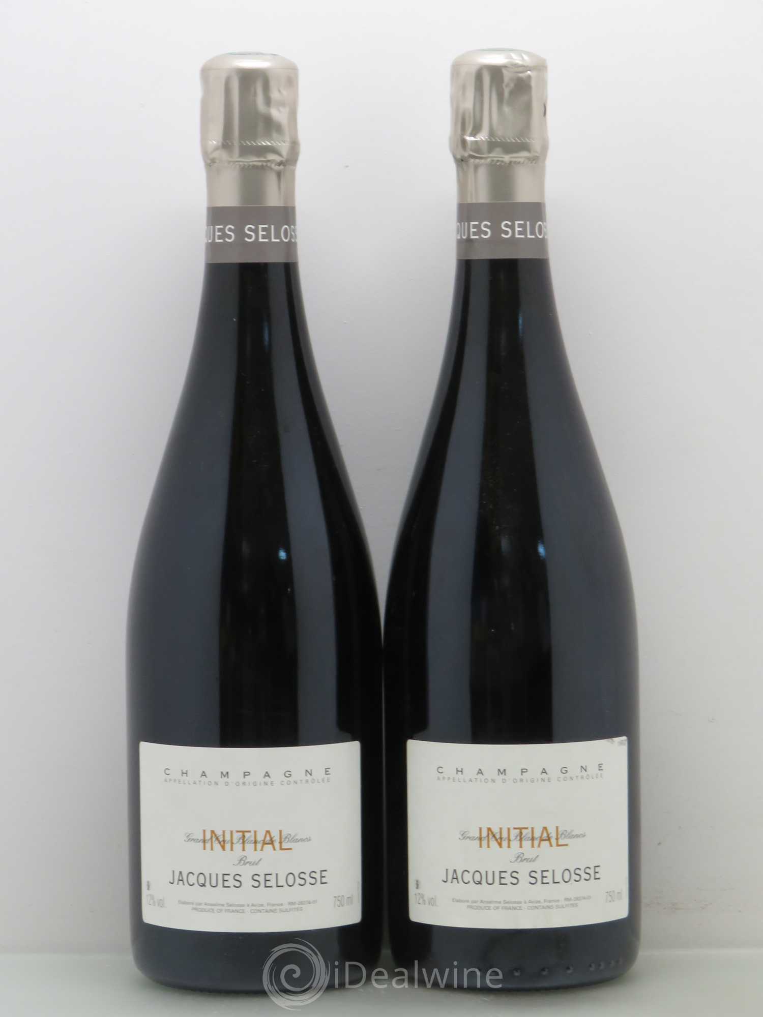 Initial Brut Jacques Selosse - Lot de 2 bouteilles - 0