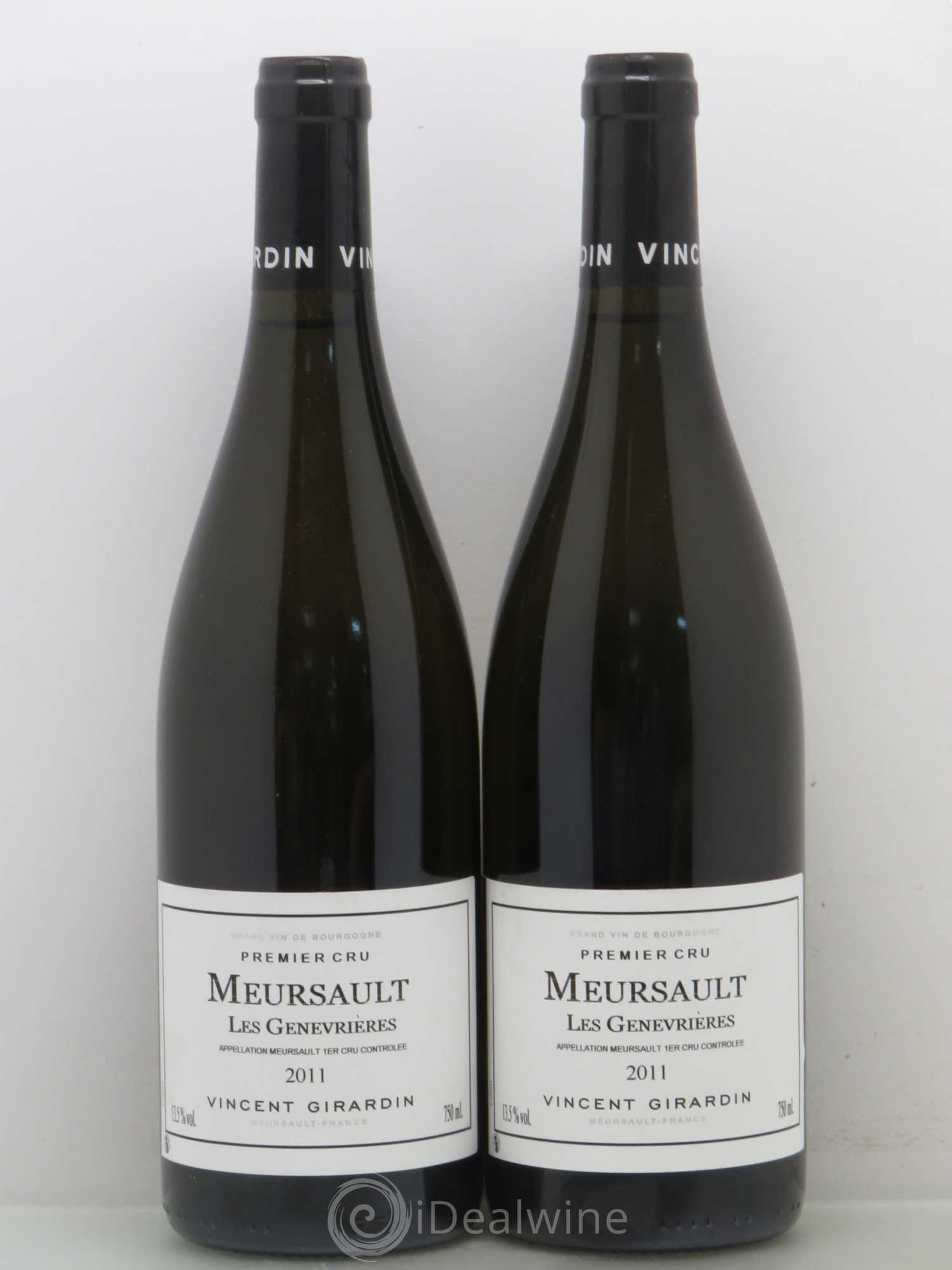 Meursault 1er Cru Genevrières Vincent Girardin 2011 - Posten von 2 Flaschen - 0