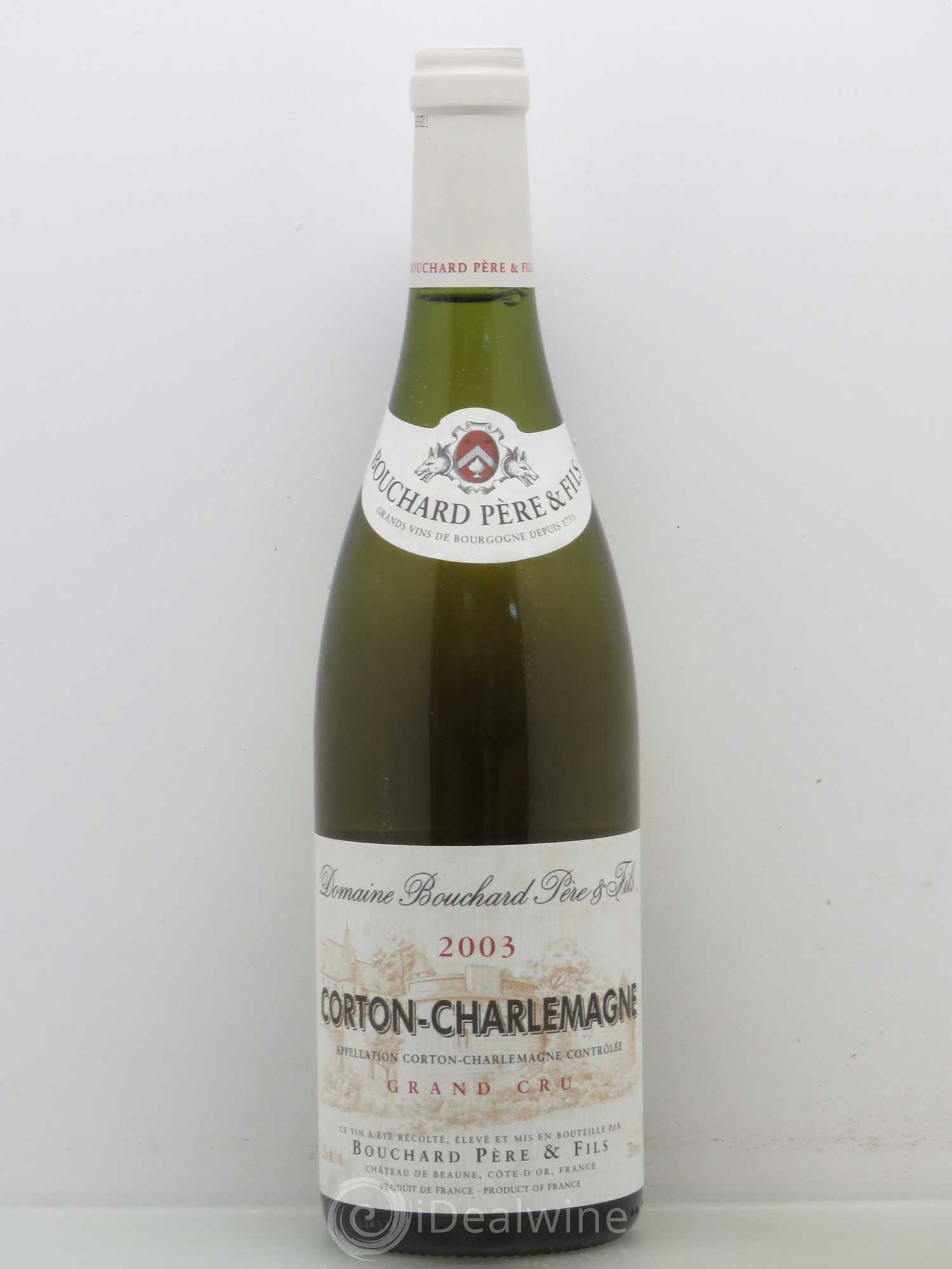 Corton-Charlemagne Grand Cru Bouchard Père & Fils 2003 - Lot de 1 bouteille - 0