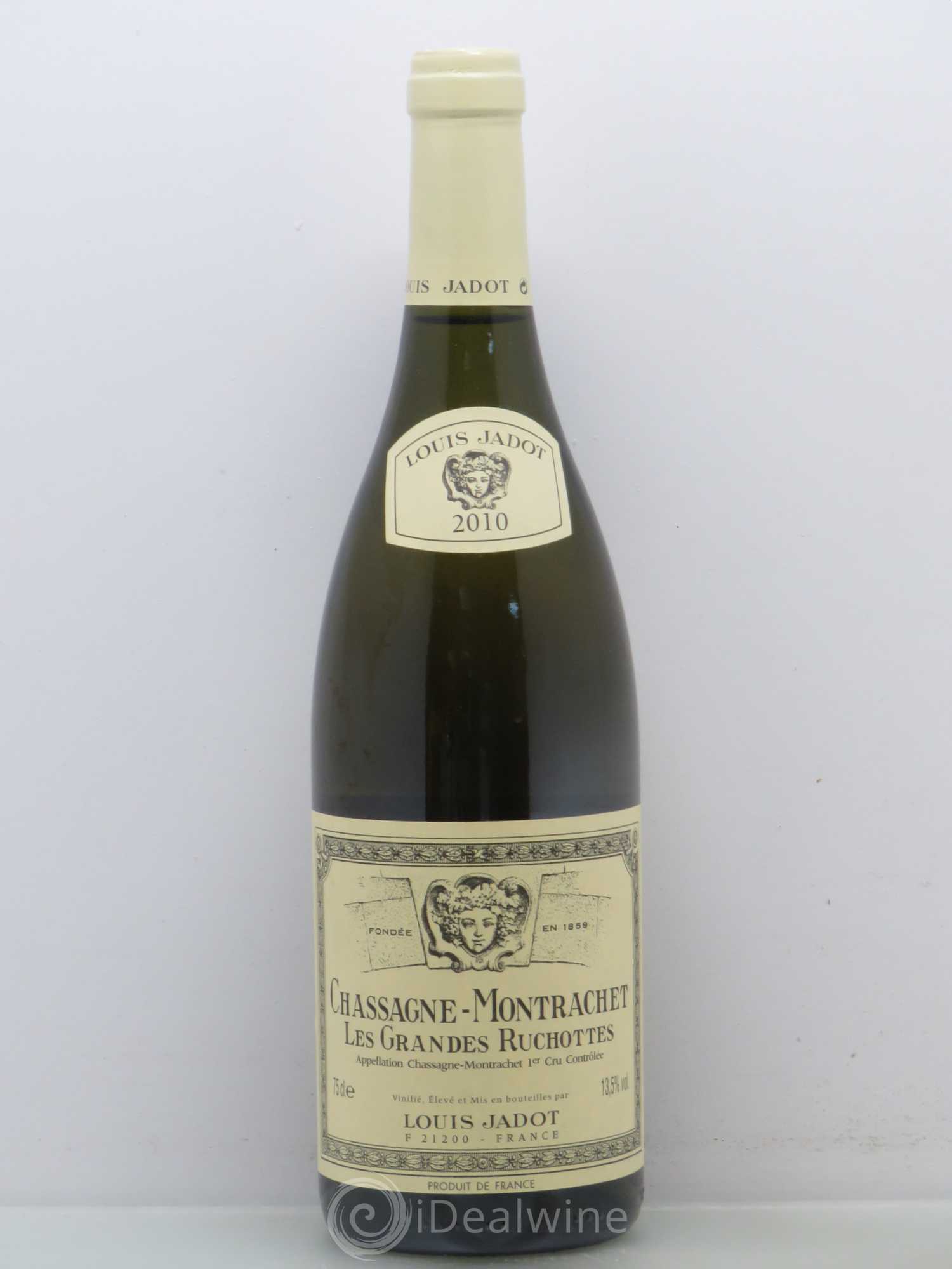 Chassagne-Montrachet 1er Cru Grandes Ruchottes Jadot 2010 - Lot de 1 bouteille - 0
