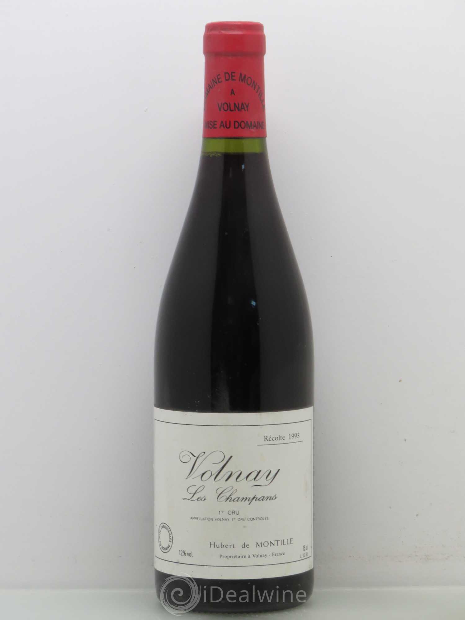 Volnay 1er Cru Les Champans De Montille (Domaine) 1993 - Lot de 1 bouteille - 0