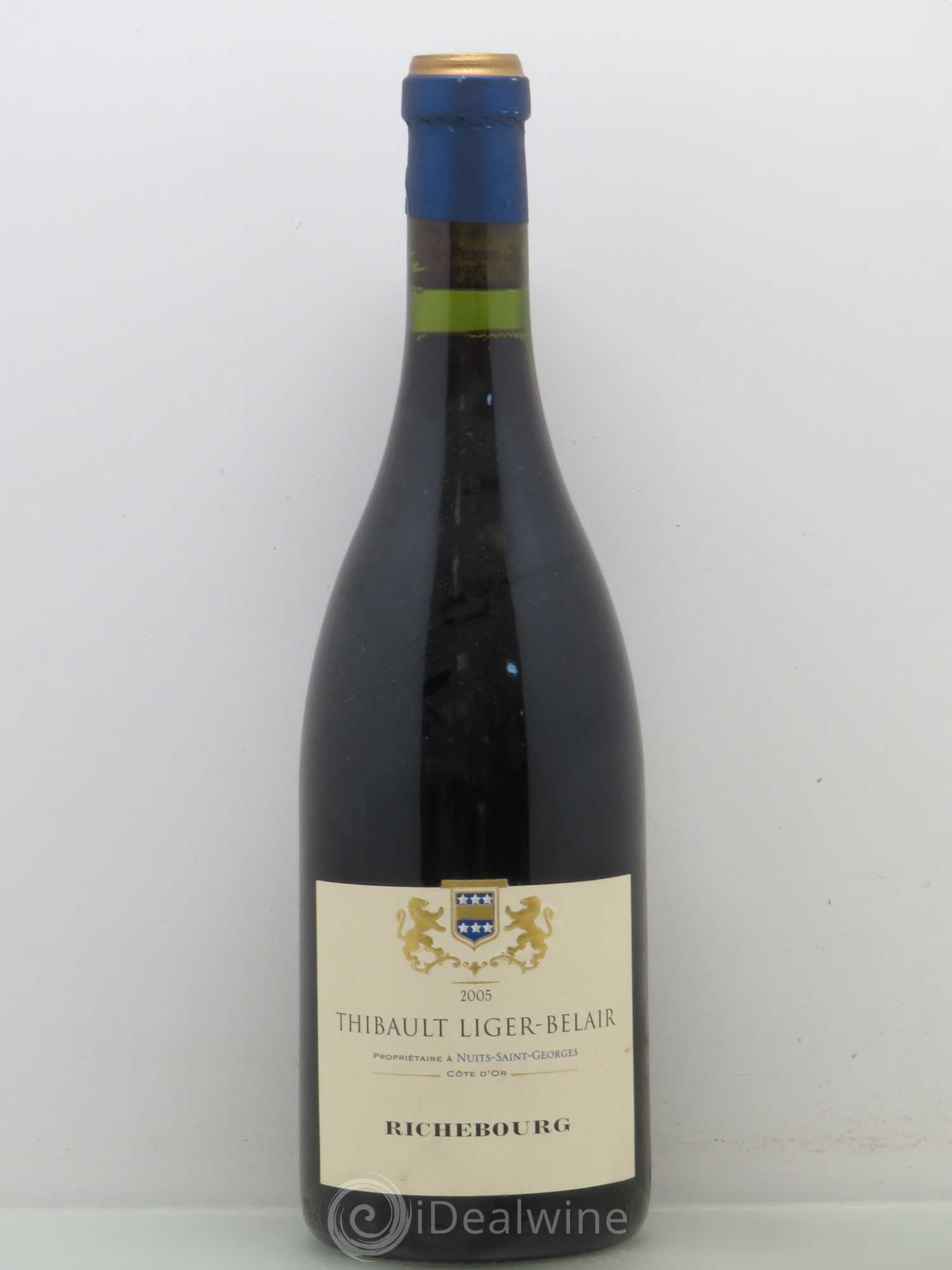 Richebourg Grand Cru Thibaud Liger Belair 2005 - Posten von 1 Flasche - 0