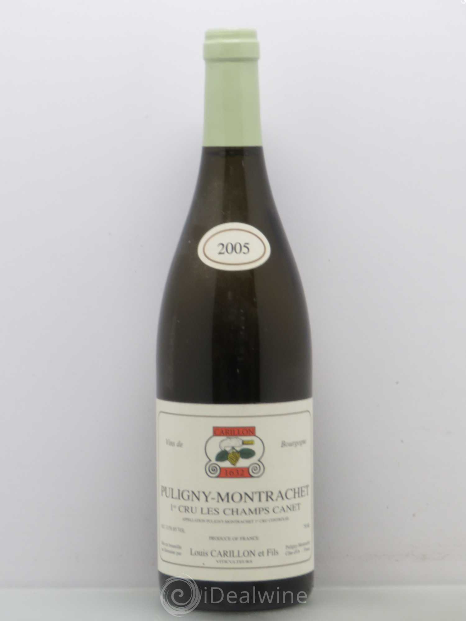 Puligny-Montrachet 1er Cru Champ Canet Louis Carillon 2005 - Posten von 1 Flasche - 0