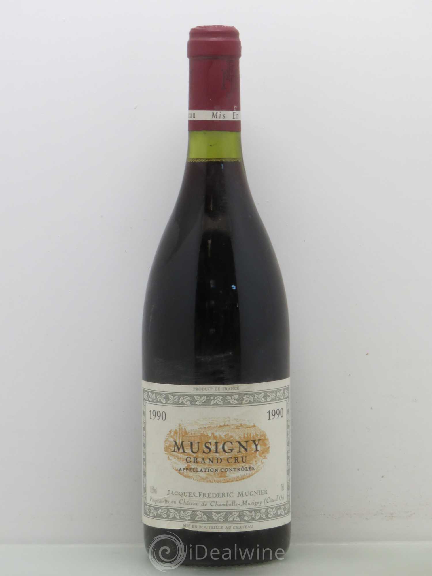Musigny Grand Cru Jacques-Frédéric Mugnier 1990 - Lot de 1 bouteille - 0