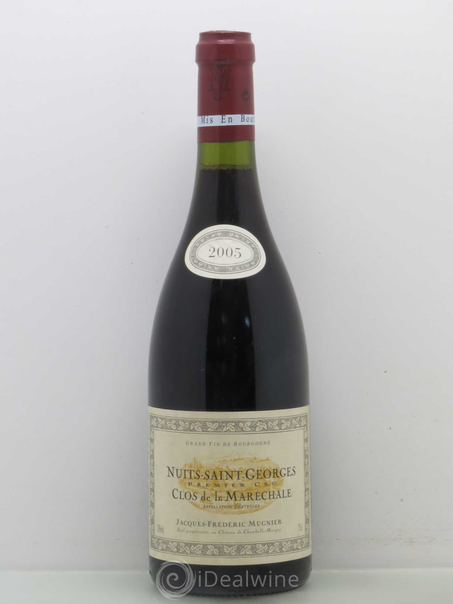 Nuits-Saint-Georges 1er Cru Clos de La Maréchale Jacques-Frédéric Mugnier 2005 - Lot de 1 bouteille - 0