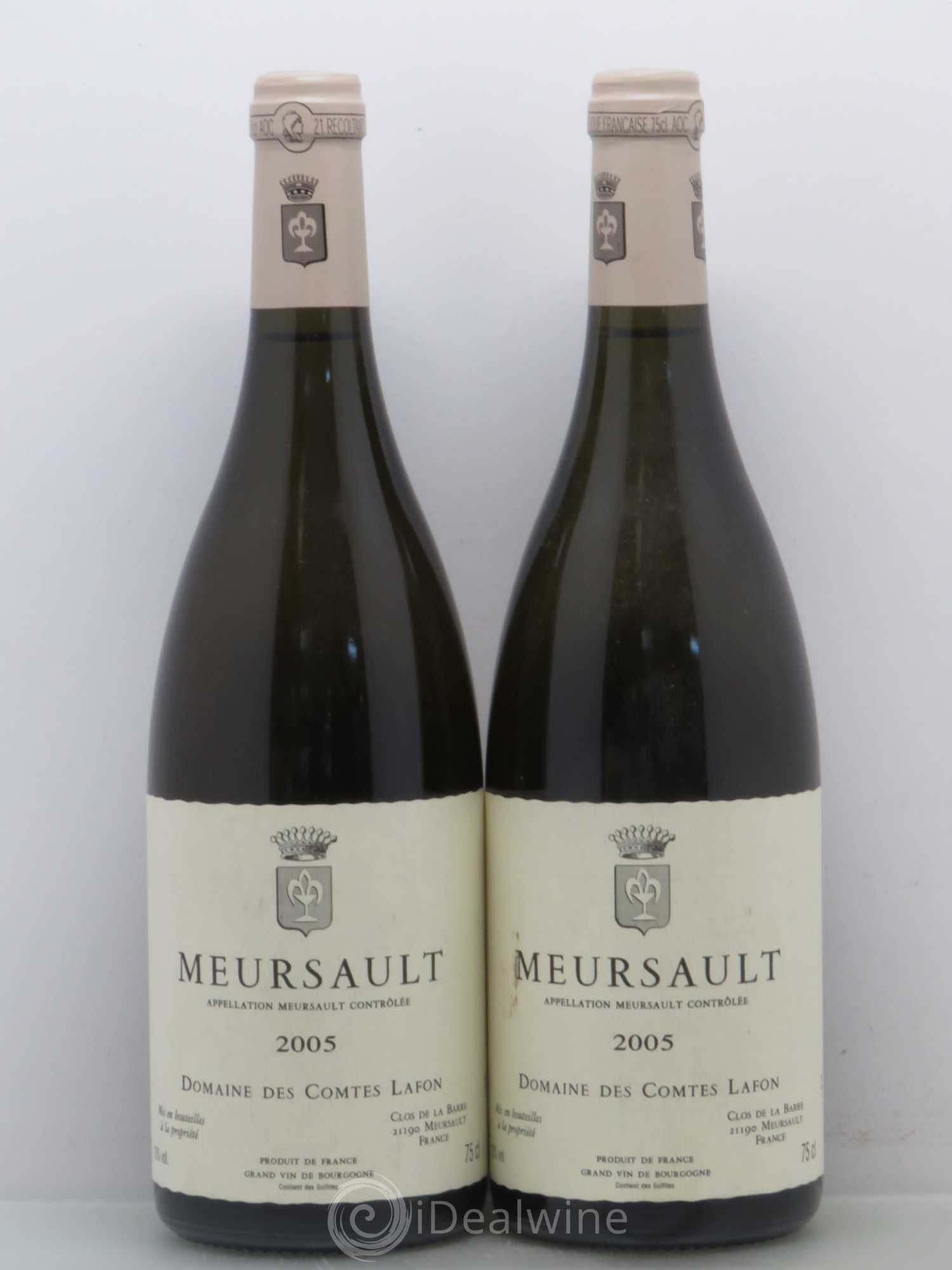 Meursault Comtes Lafon (Domaine des) 2005 - Lot de 2 bouteilles - 0