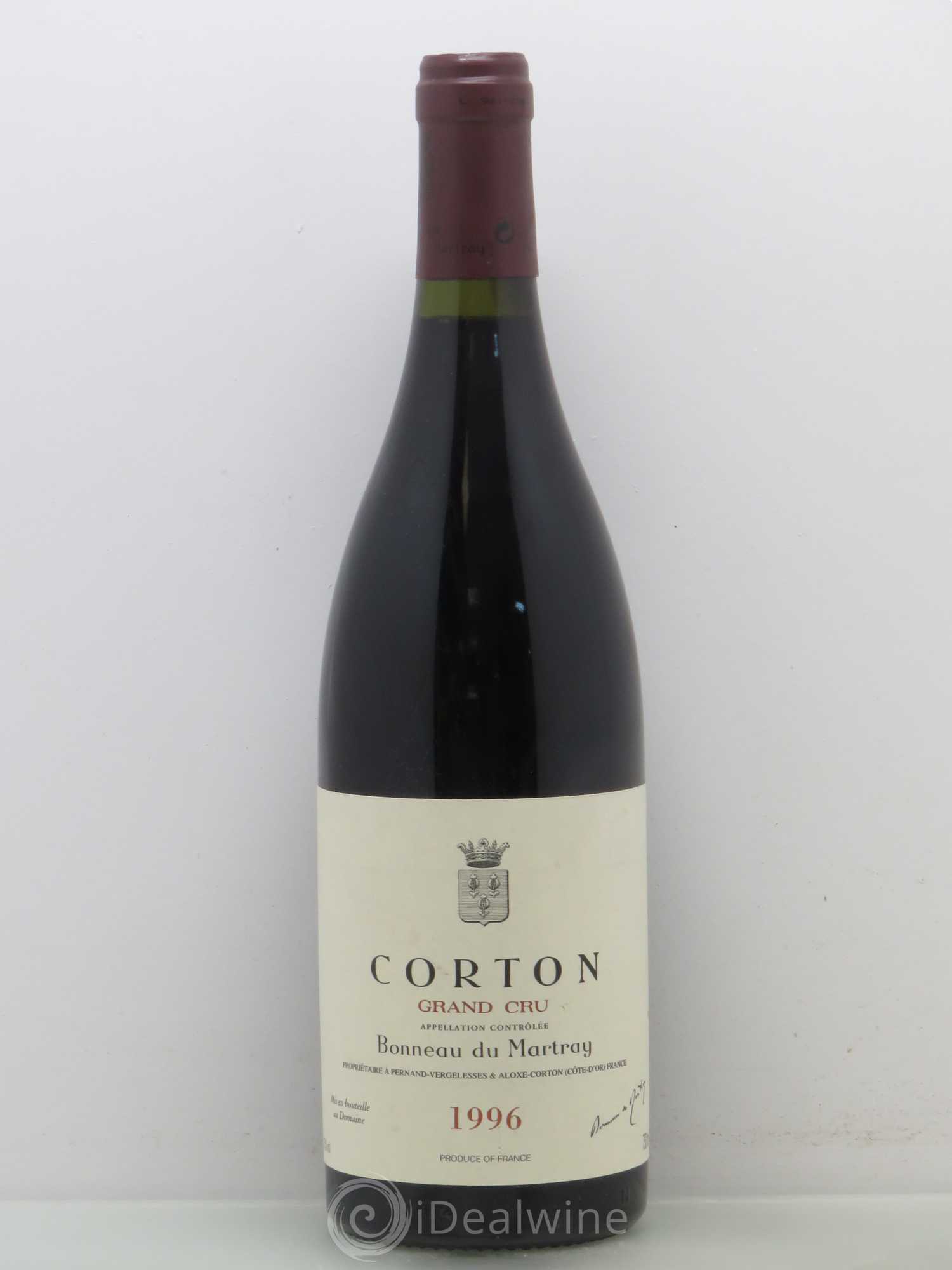 Corton Grand Cru Bonneau du Martray (Domaine) 1996 - Lot de 1 bouteille - 0