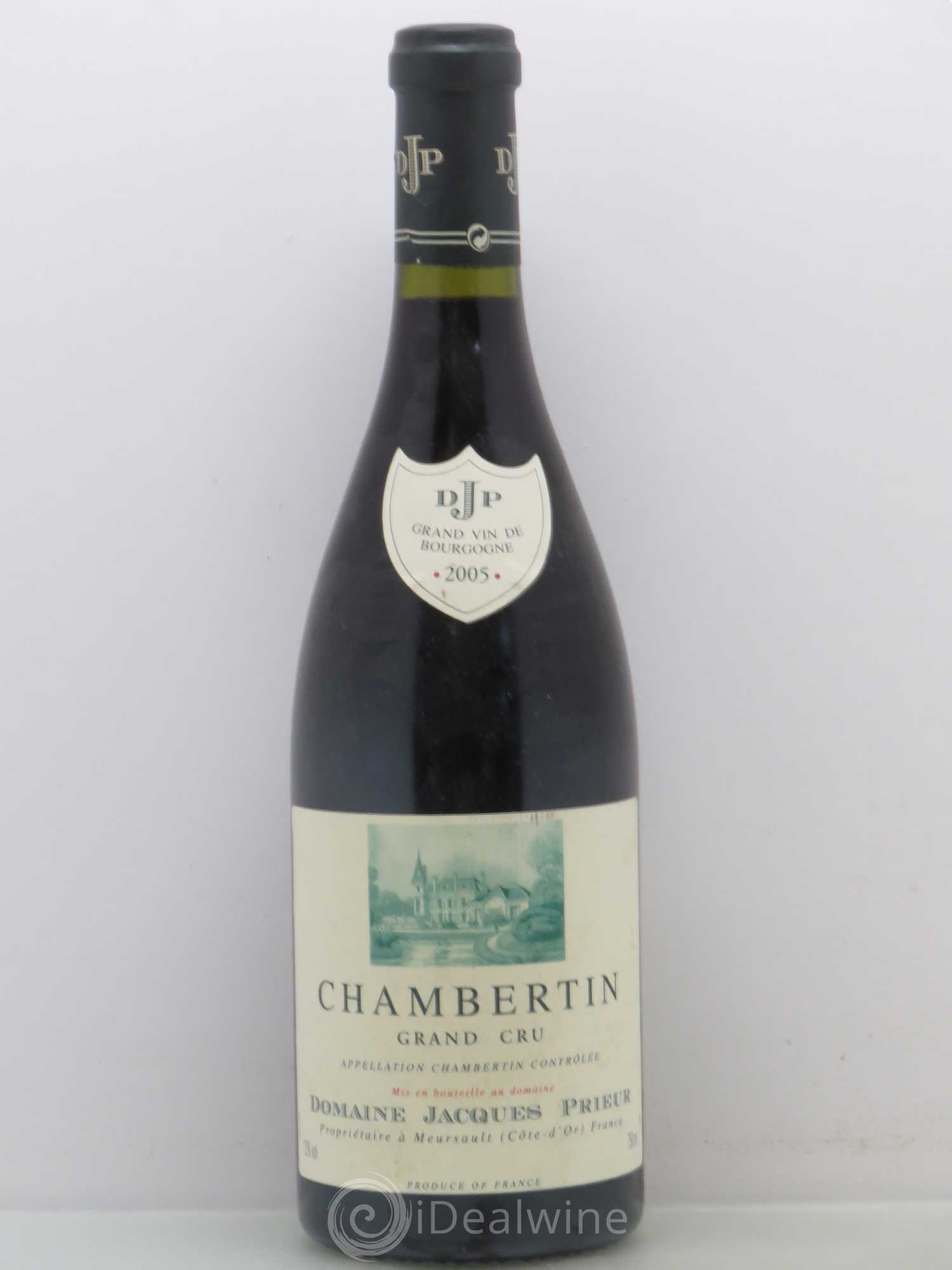 Chambertin Grand Cru Jacques Prieur (Domaine) 2005 - Lot de 1 bouteille - 0