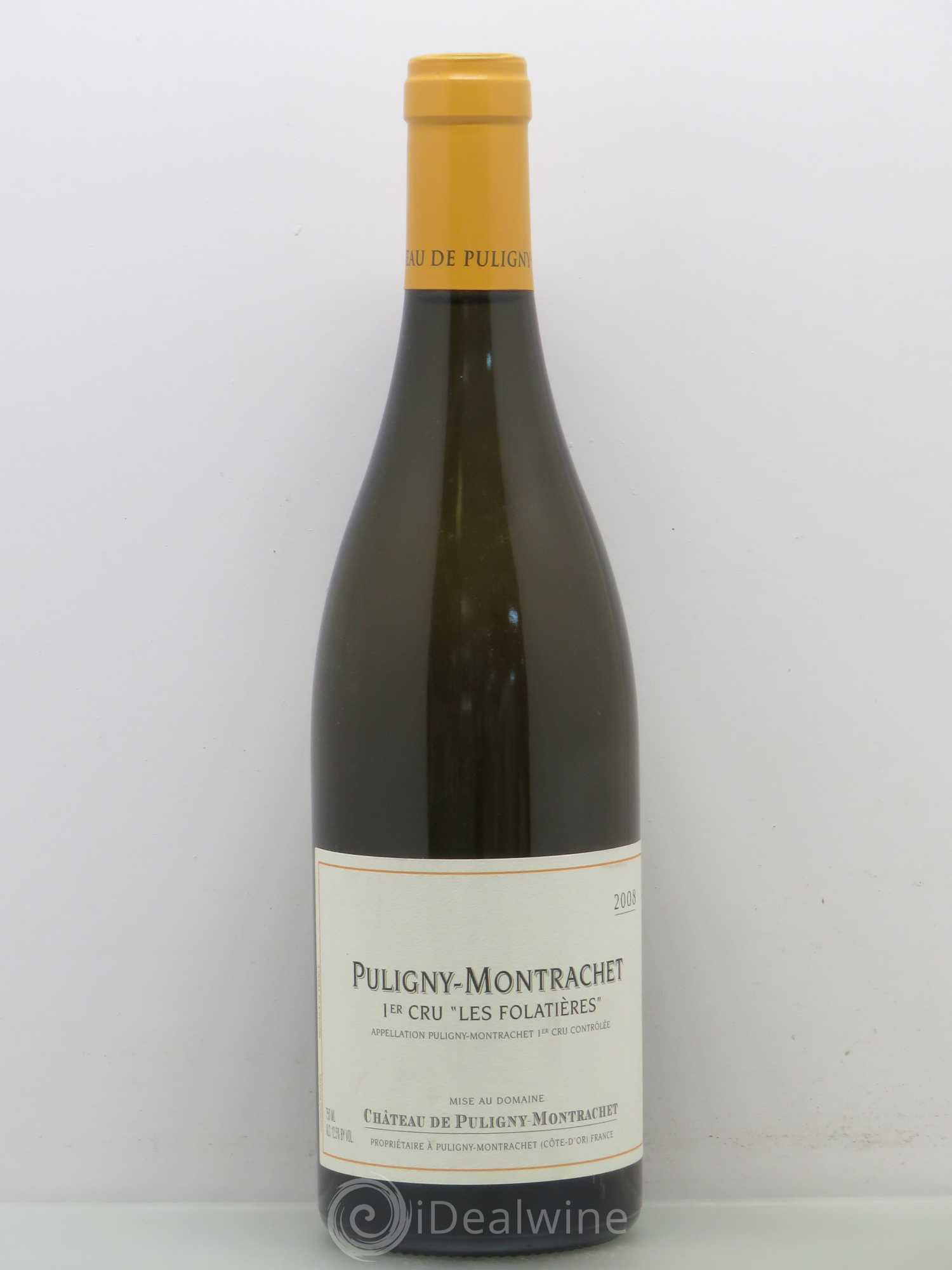 Puligny-Montrachet 1er Cru Folatieres Château De Puligny 2008 - Posten von 1 Flasche - 0