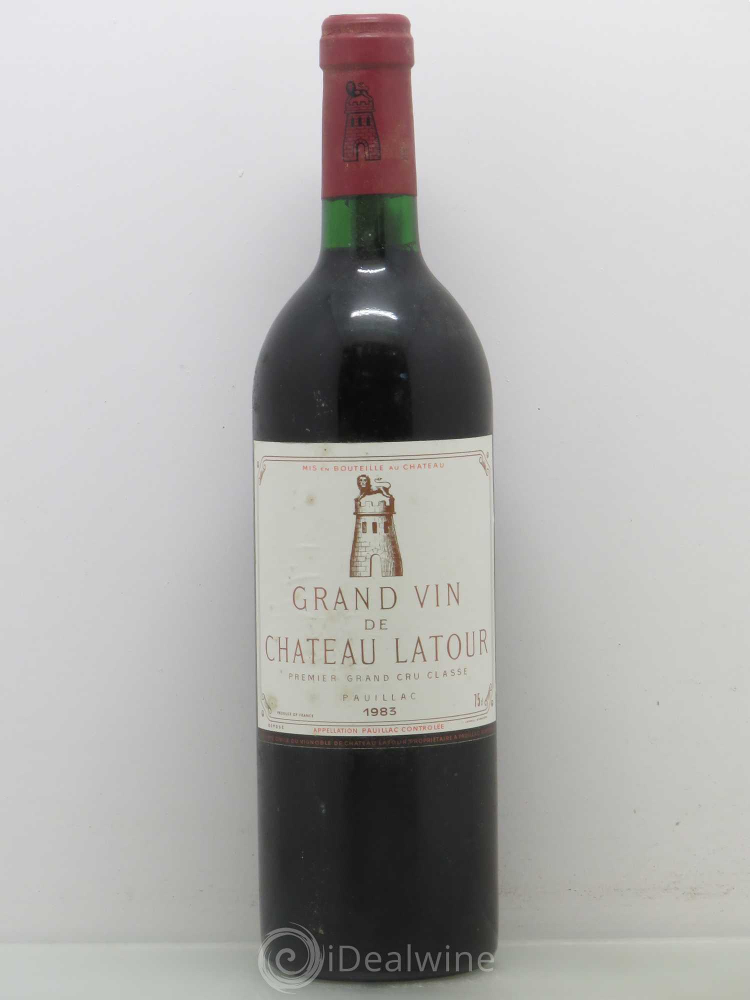 Château Latour 1er Grand Cru Classé 1983 - Lot de 1 bouteille - 0